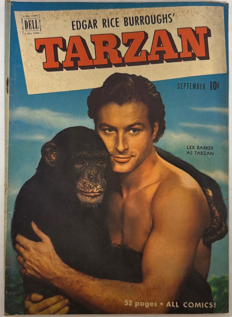 Tarzan 24 Dell Comic Book: 1951, please preview and see all photos for condition