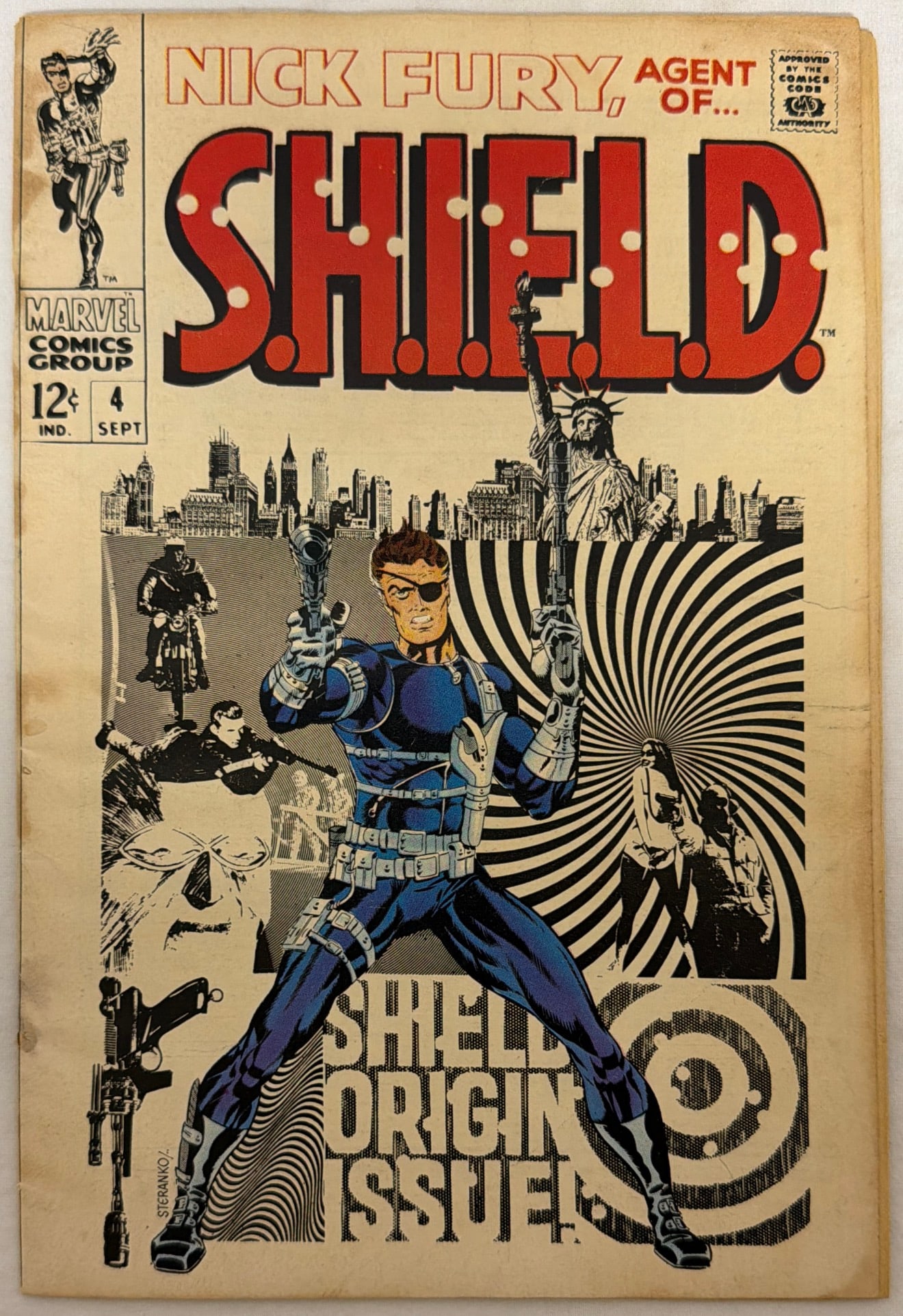 Nick Fury, Agent of Shield 4 Marvel Comic Book (1 of 8)