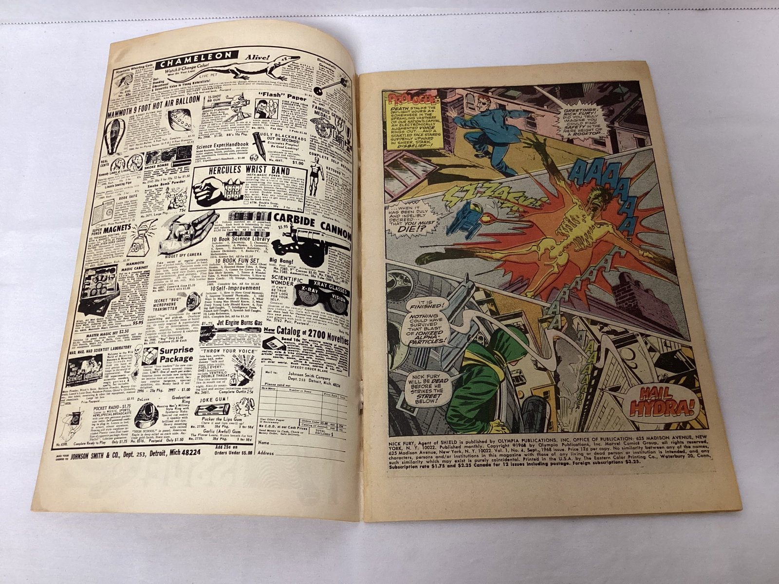 Nick Fury, Agent of Shield 4 Marvel Comic Book - 6