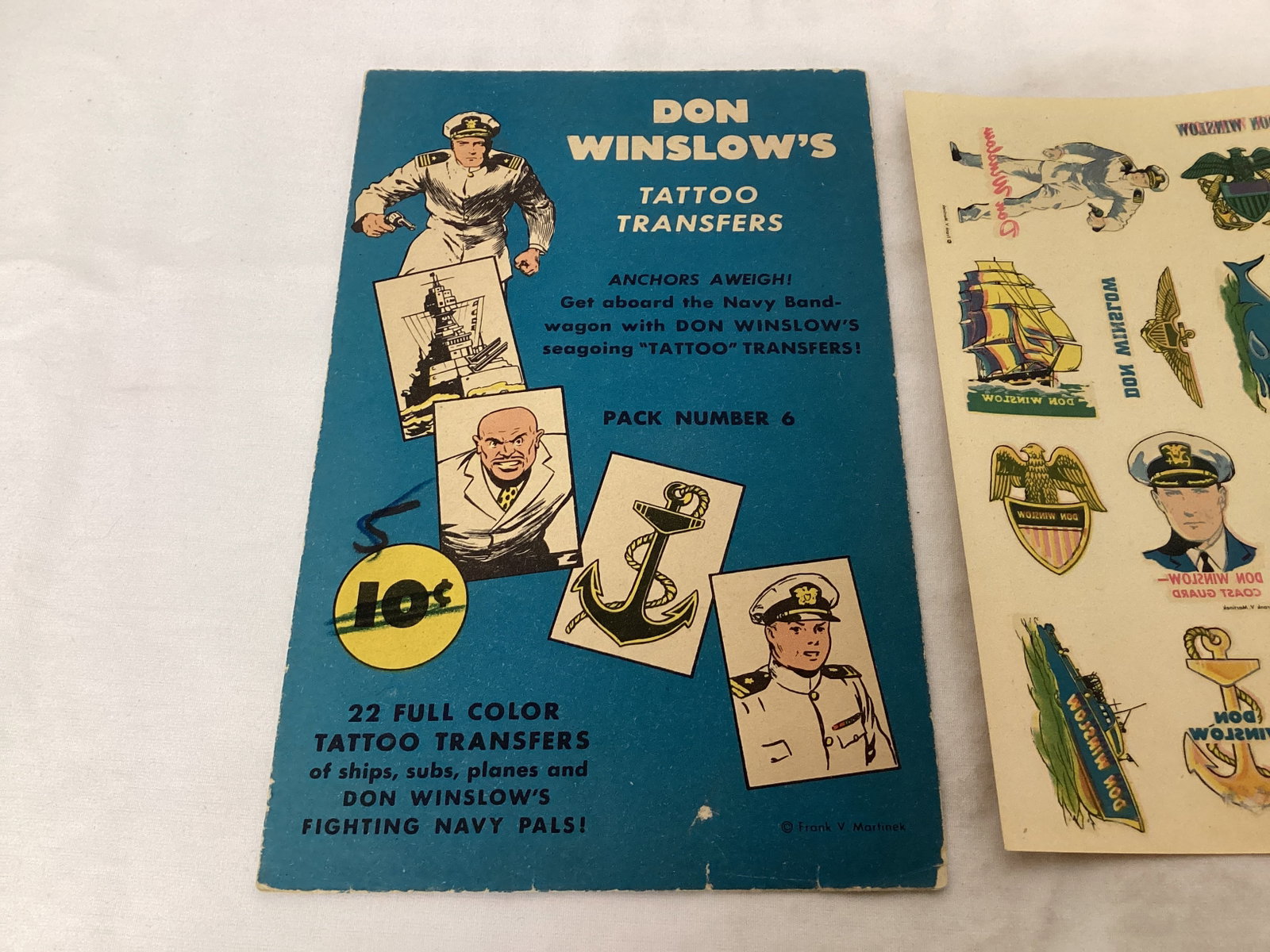 Fawcett Don Winslow Tattoo Transfers Pack 6 - 2