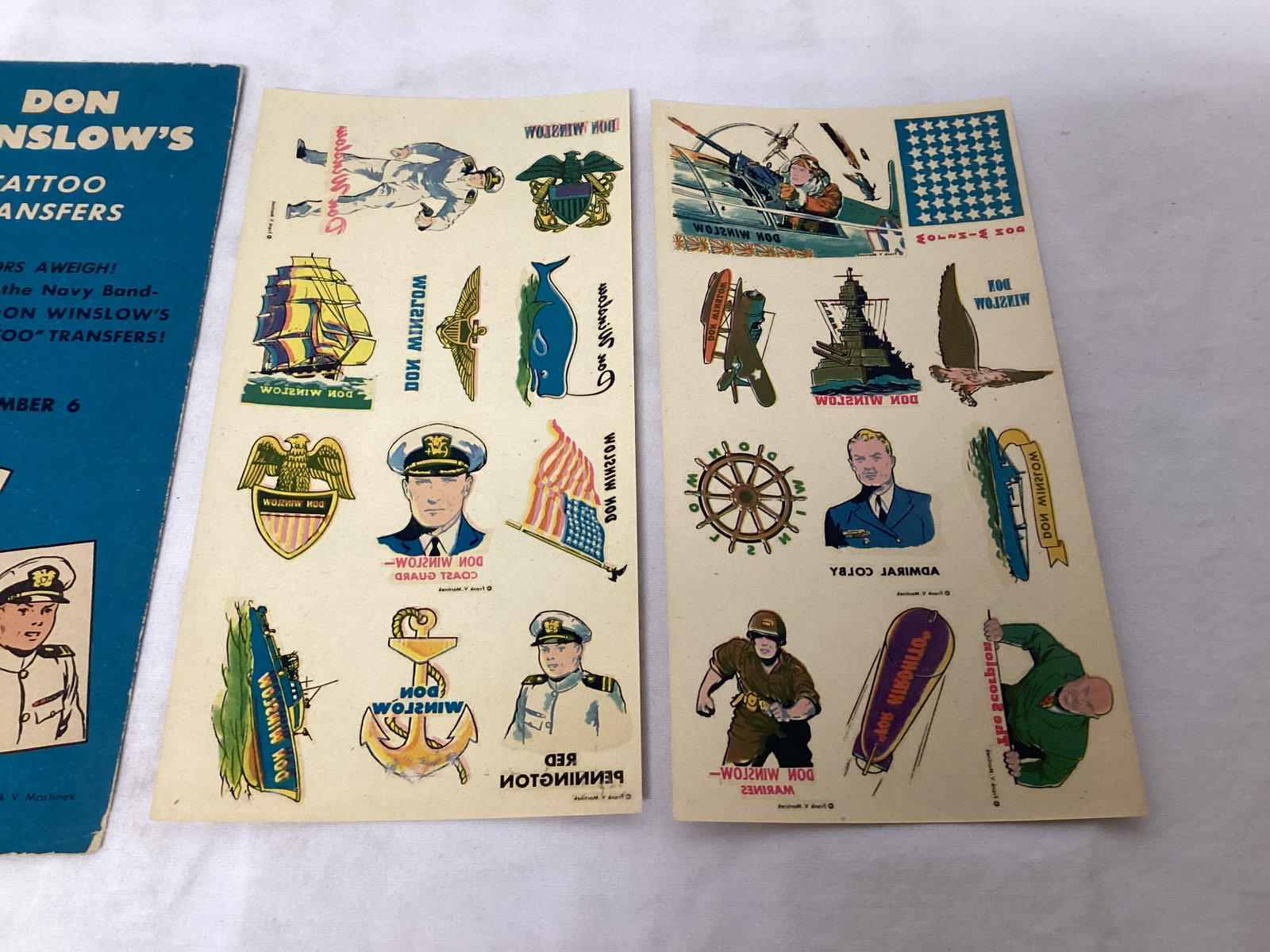 Fawcett Don Winslow Tattoo Transfers Pack 6 - 3