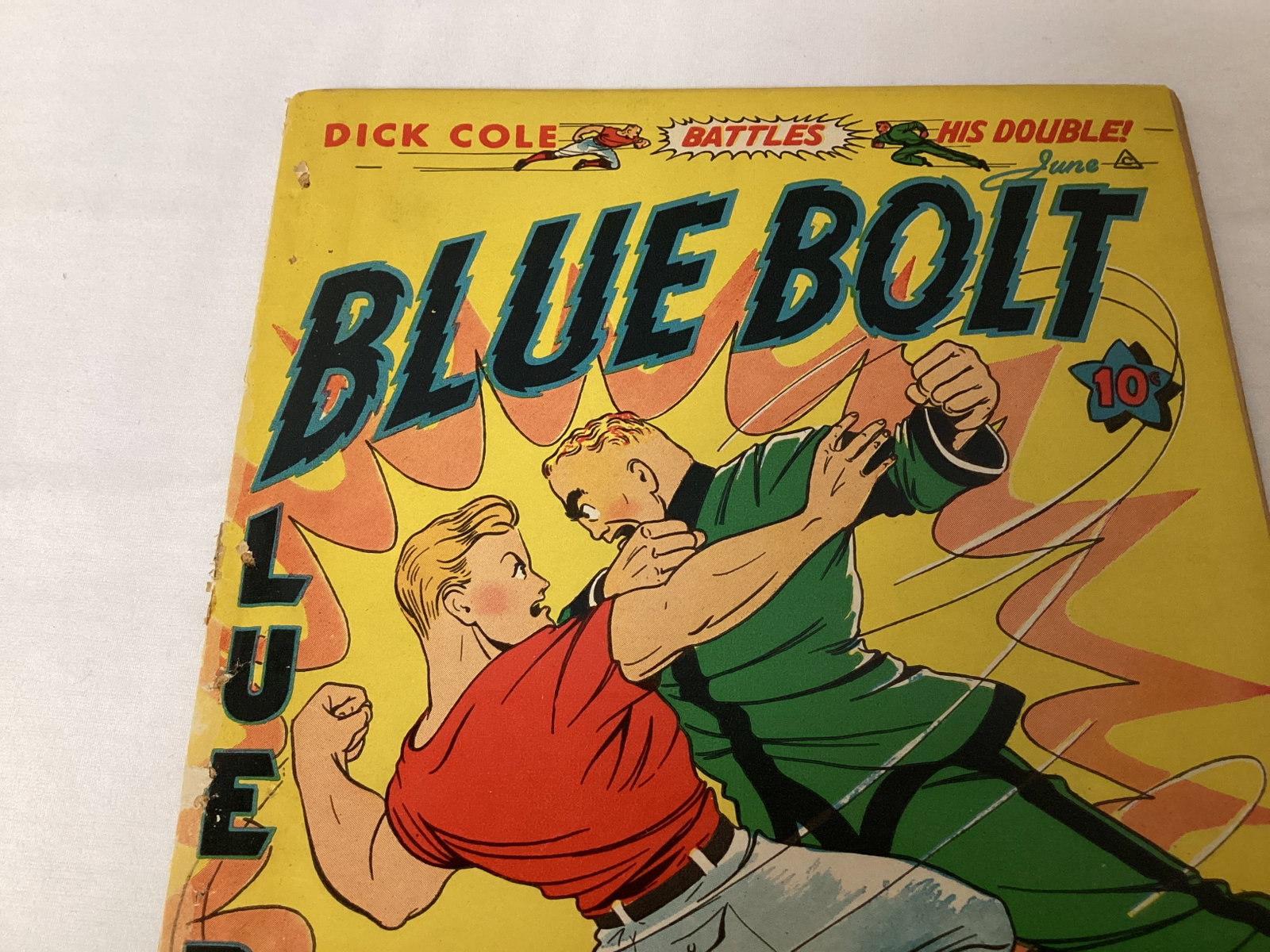 Blue Bolt Vol. 2 Issue 1 Dick Cole Comic Book - 2