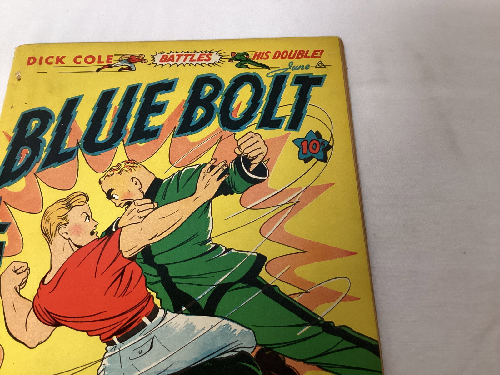 Blue Bolt Vol. 2 Issue 1 Dick Cole Comic Book - 3