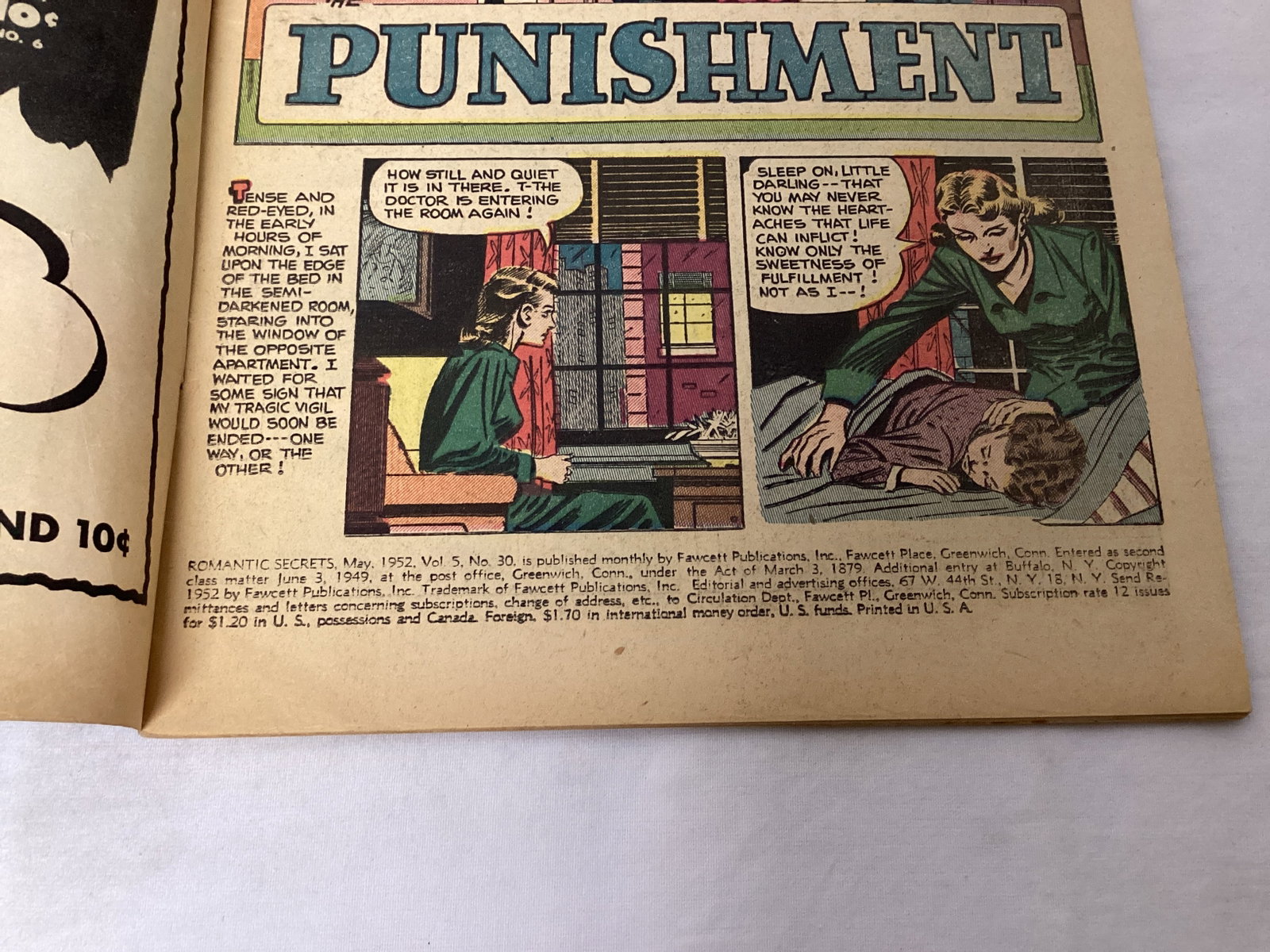 Romantic Secrets 30 Fawcett Comic Book - 7