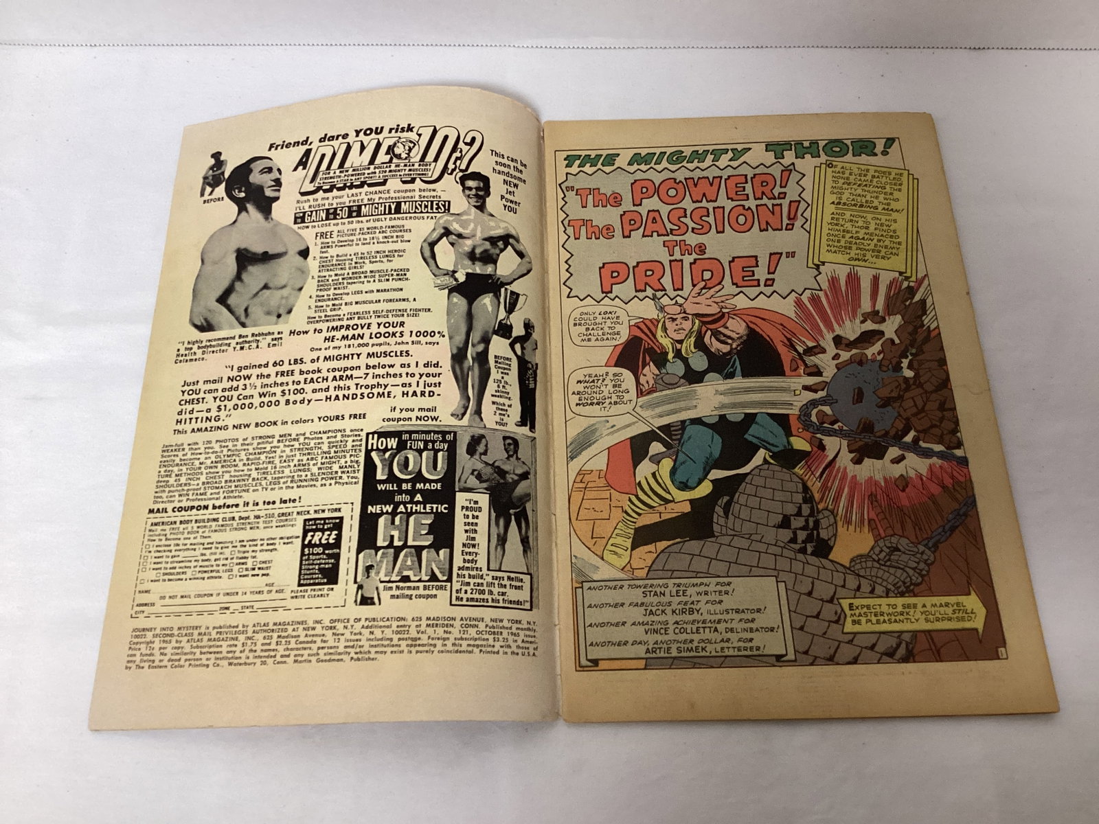 Journey Into Mystery 121 Marvel Comic Book - 6