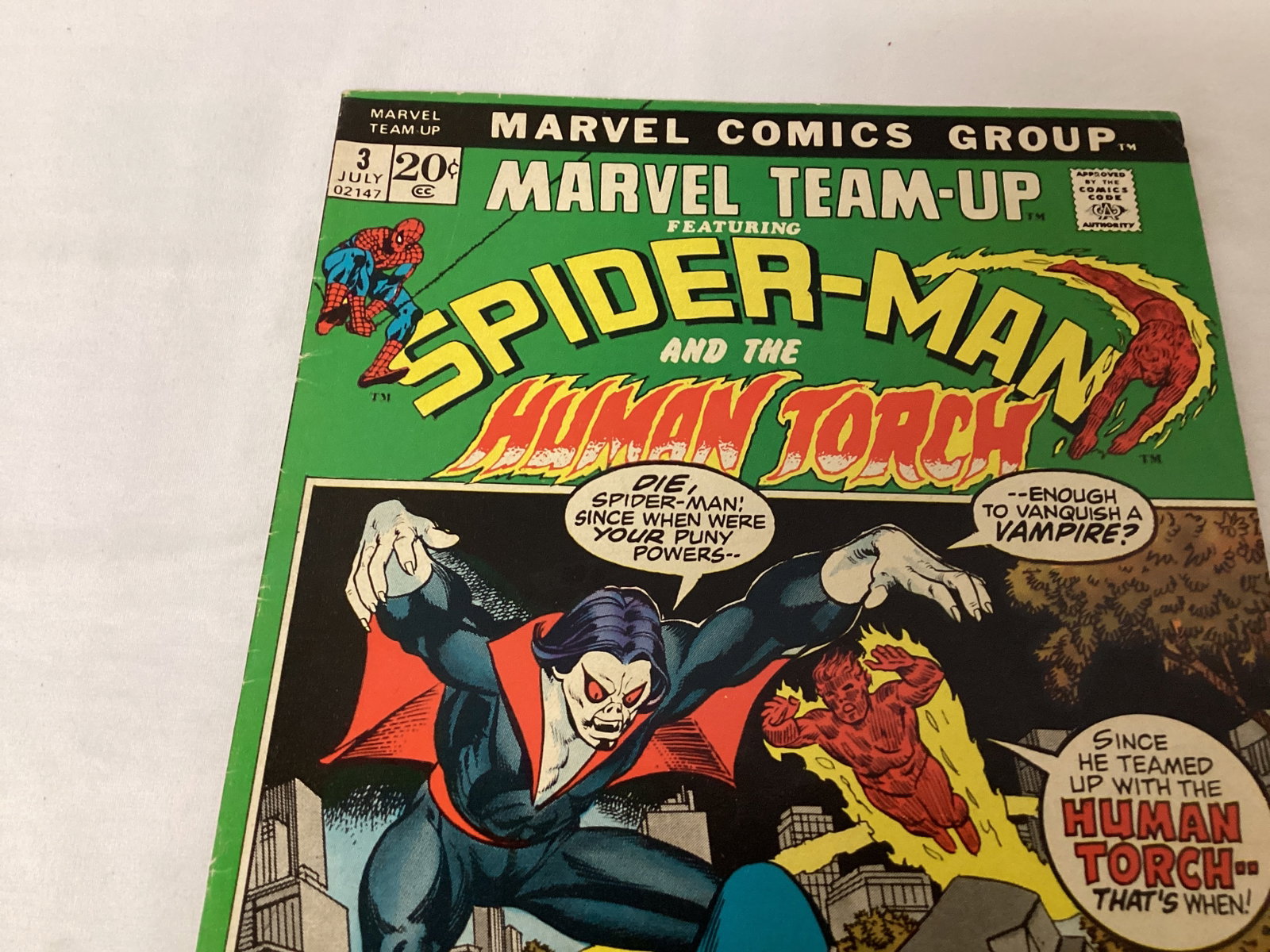 Marvel Team-Up 3 Spider-Man Human Torch Comic Book - 2