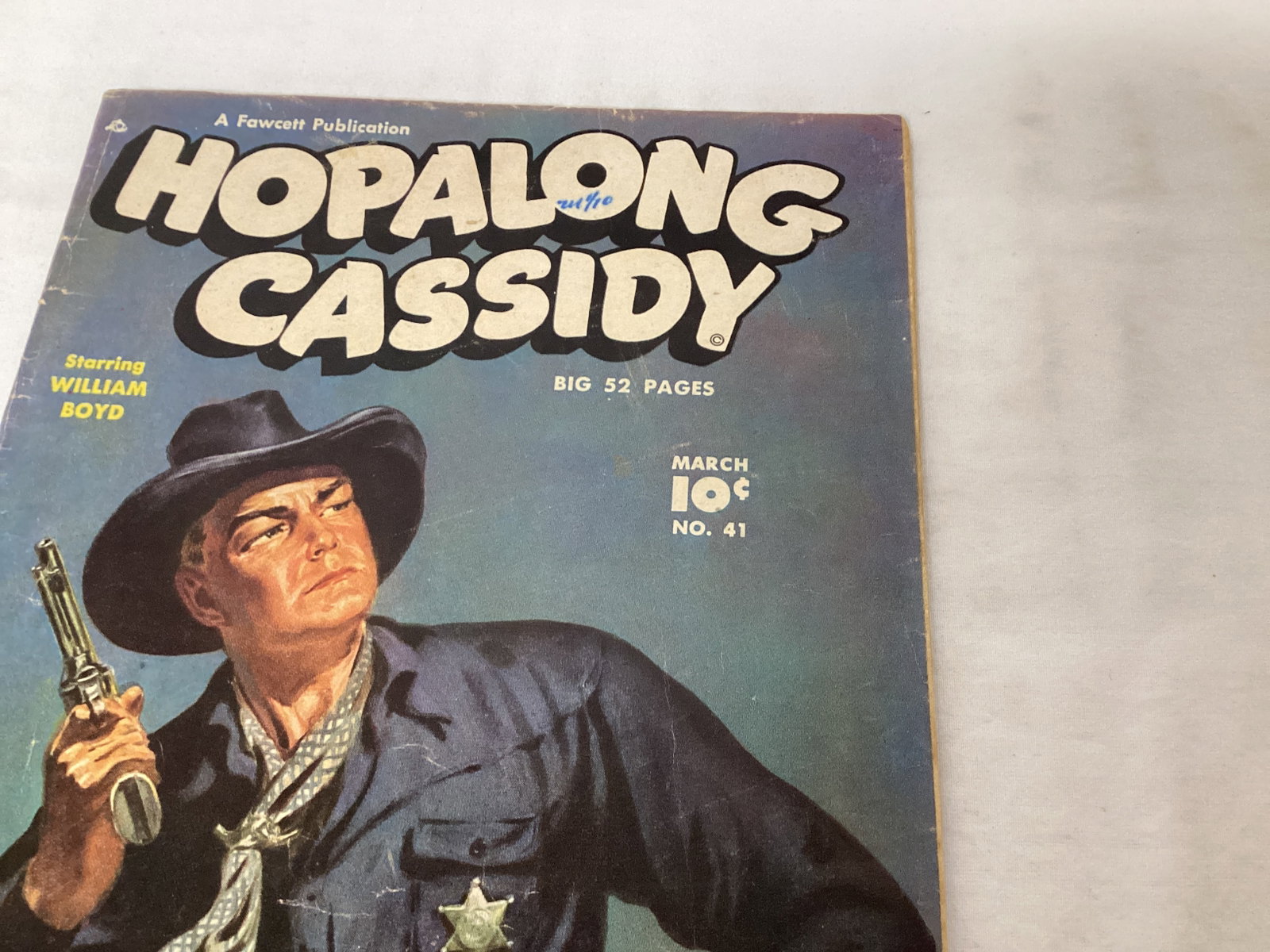 Hopalong Cassidy 41 Fawcett Comic Book - 3