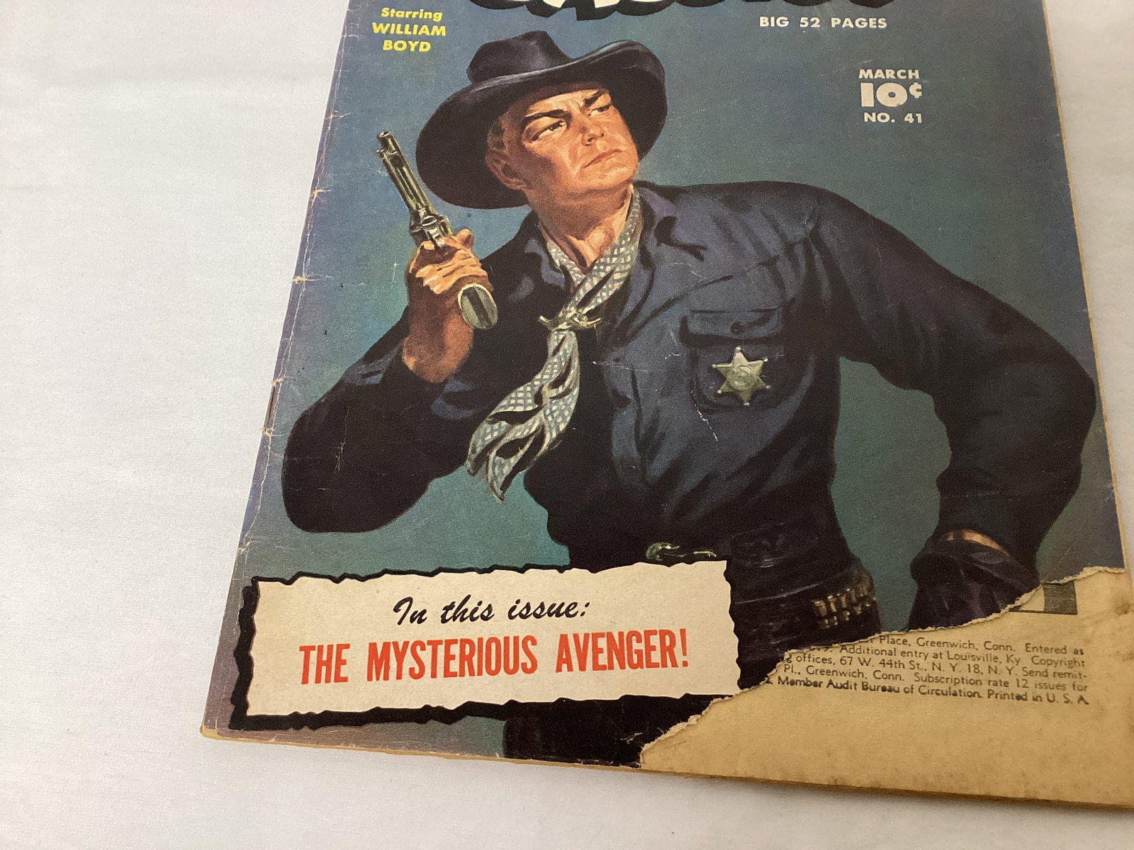 Hopalong Cassidy 41 Fawcett Comic Book - 4