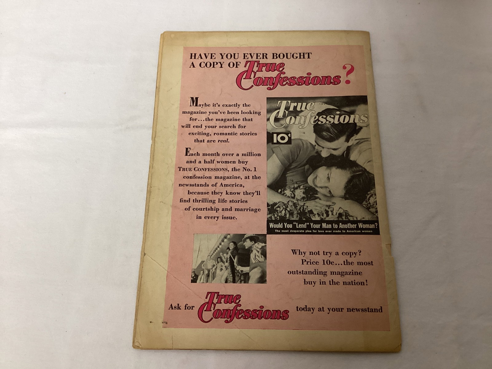 Romantic Secrets 27 Fawcett Comic Book - 8