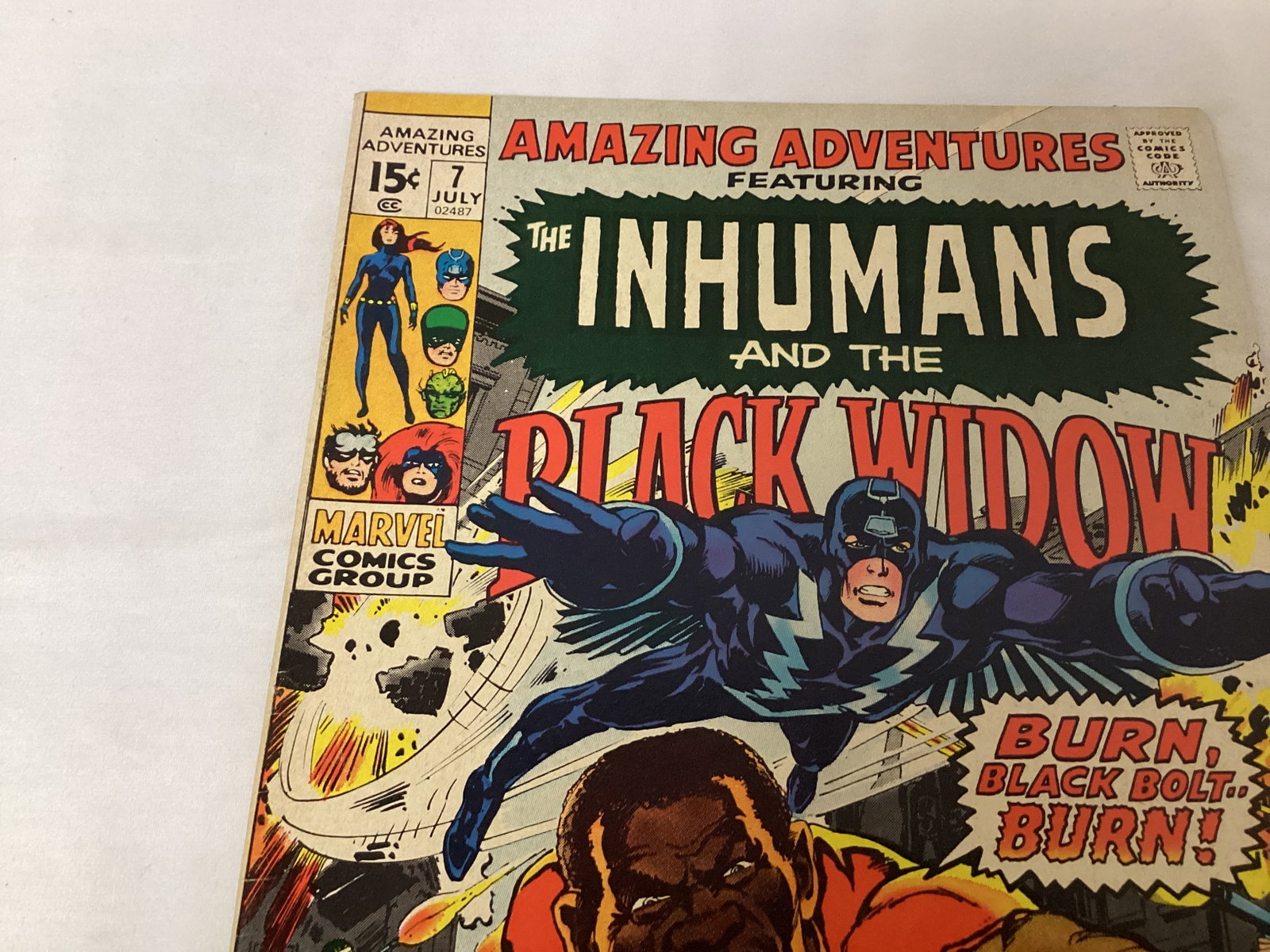 Amazing Adventures 7 Marvel Inhumans Black Widow Comic Book - 2
