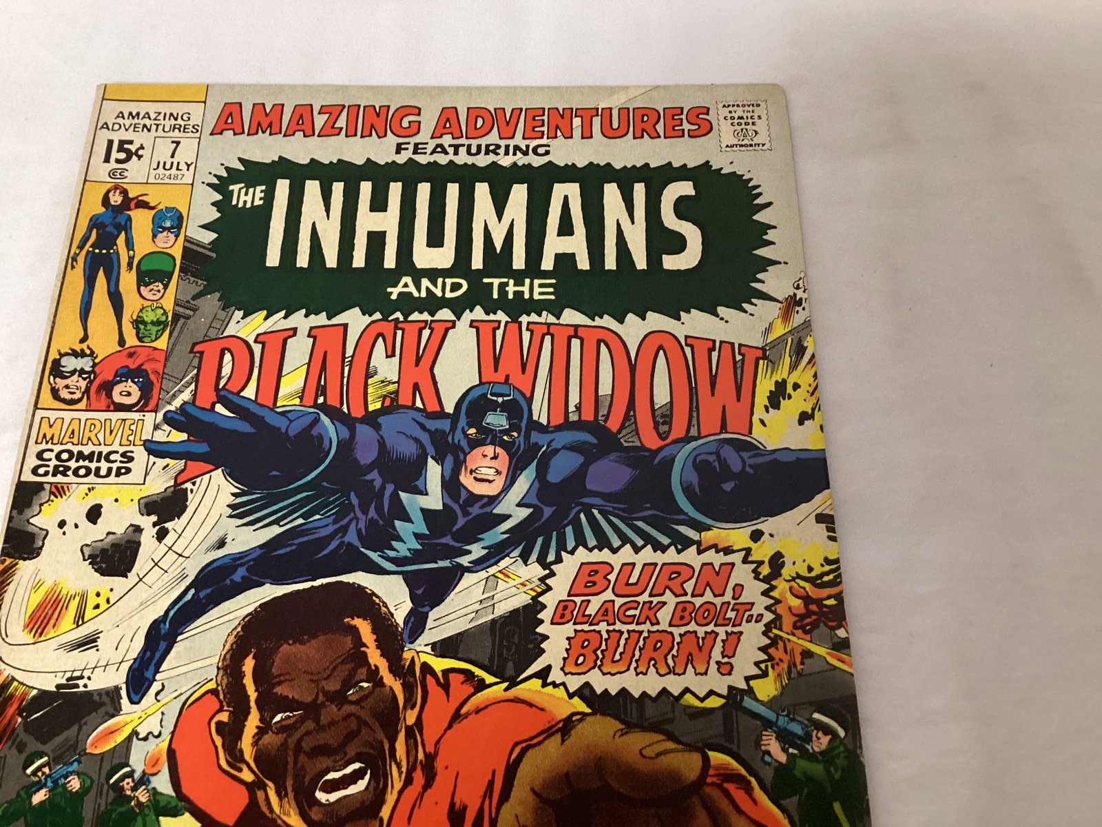 Amazing Adventures 7 Marvel Inhumans Black Widow Comic Book - 3