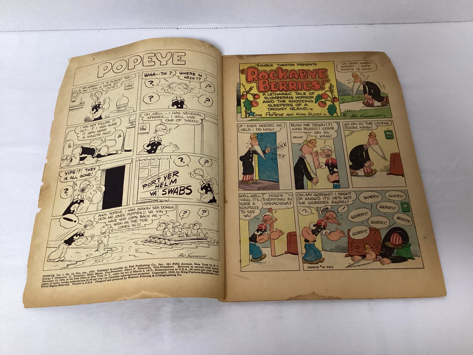 Popeye 10 Dell Comic Book - 6