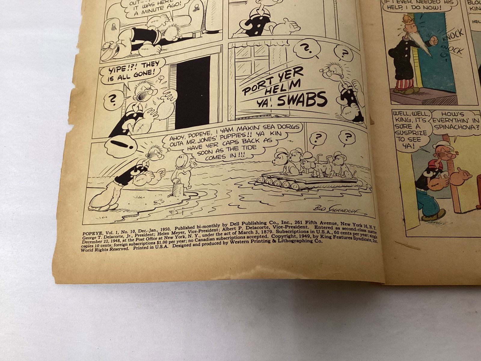 Popeye 10 Dell Comic Book - 7