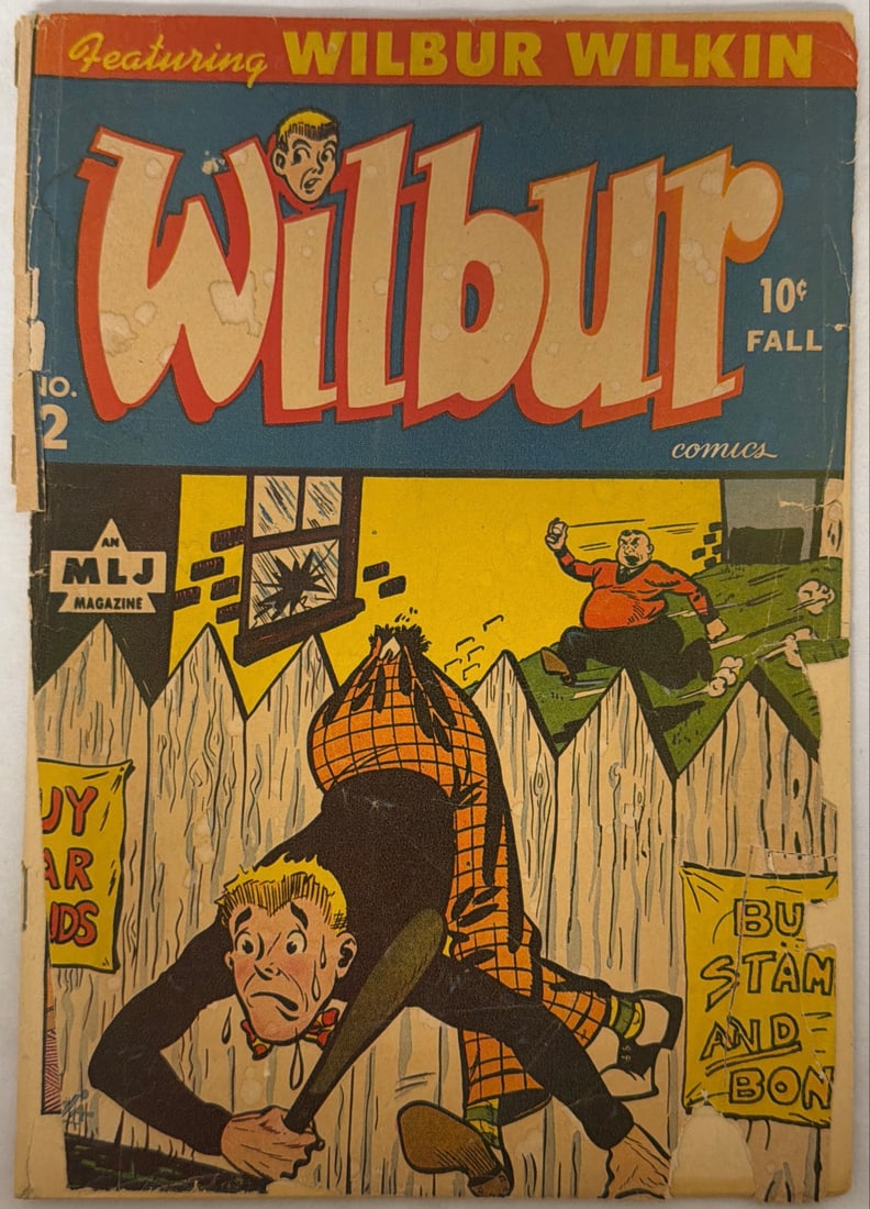 Wilbur 2 Archie Comic Book: 1944, cover detached, please preview and see all photos for condition