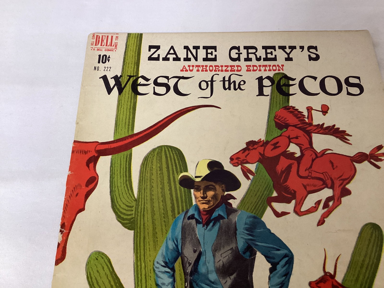 Four Color 222 Dell Zane Grey's West of Pesos Comic Book - 2