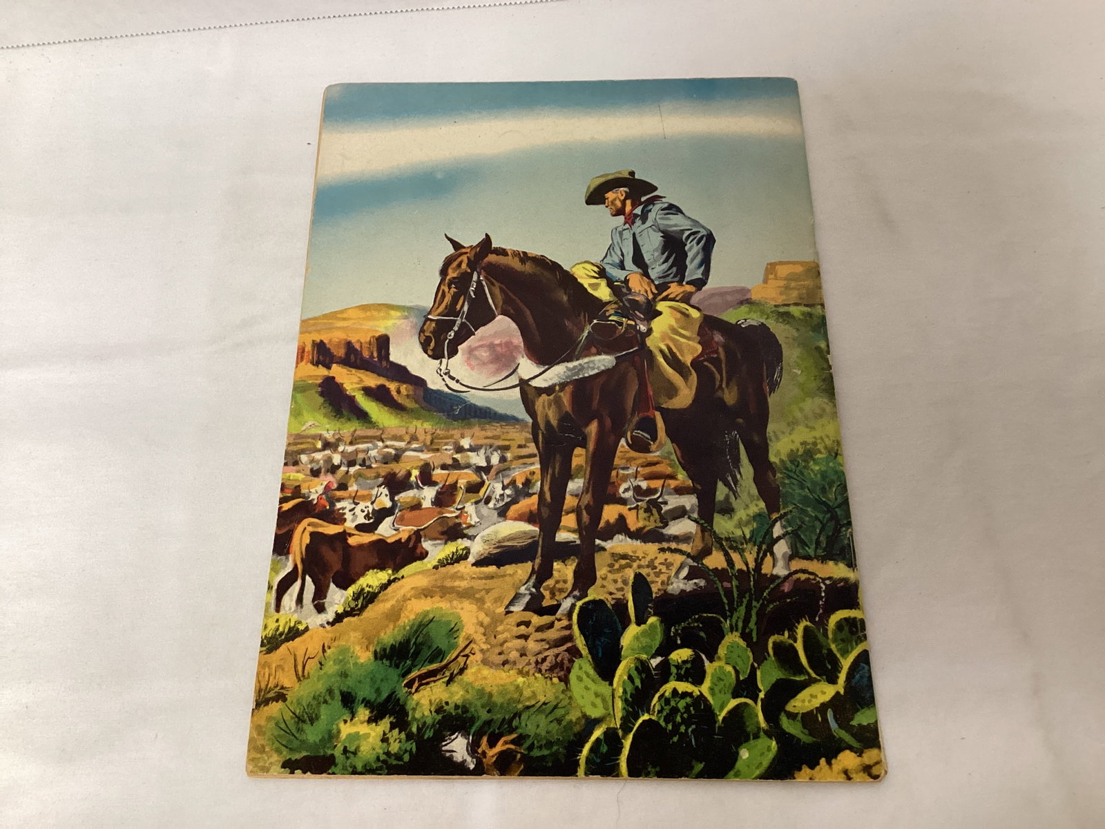 Four Color 222 Dell Zane Grey's West of Pesos Comic Book - 8