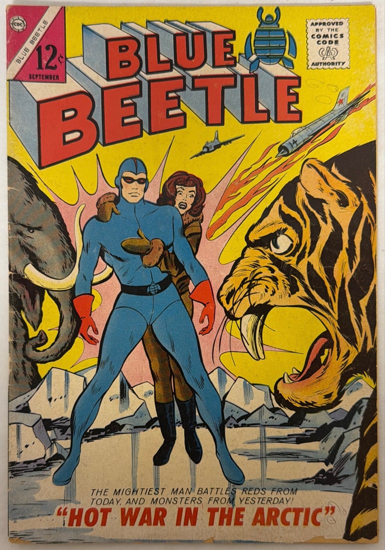 Blue Beetle Vol. 2 Issue 2 Charlton Comic Book: 1964, please preview and see all photos for condition