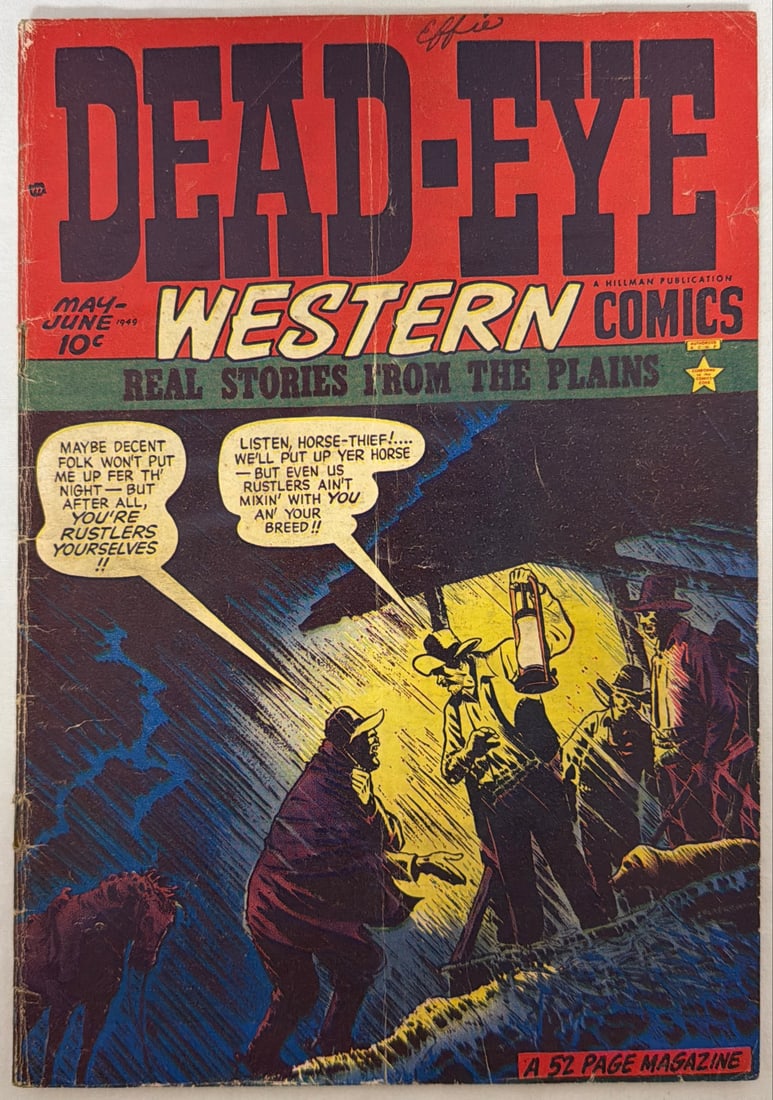 Dead-Eye Western Comics 4 Hillman Comic Book: 1948, please preview and see all photos for condition