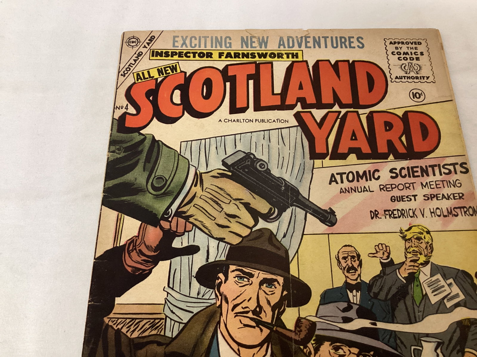 Scotland Yard 4 Charlton Comic Book - 2