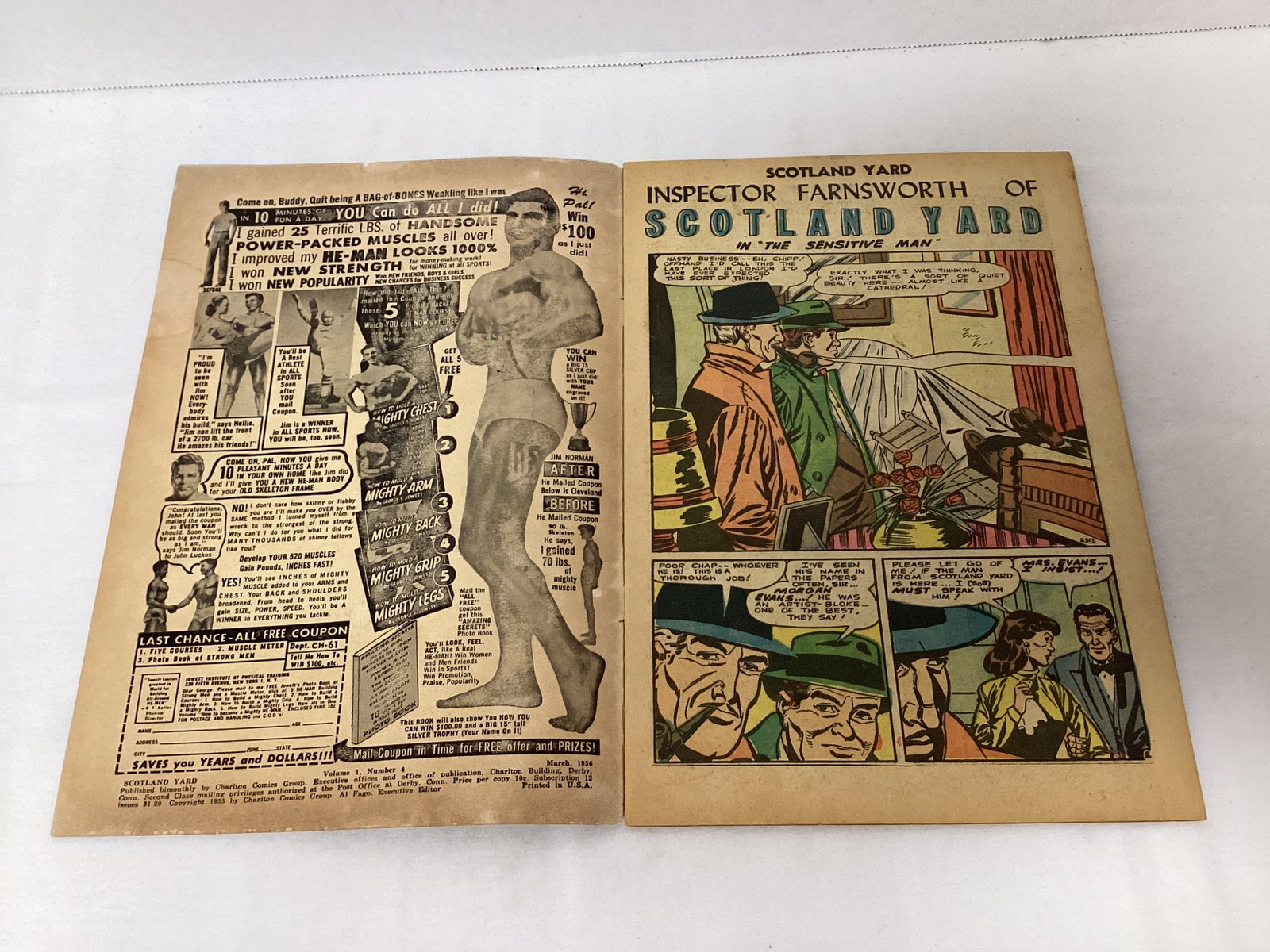 Scotland Yard 4 Charlton Comic Book - 6