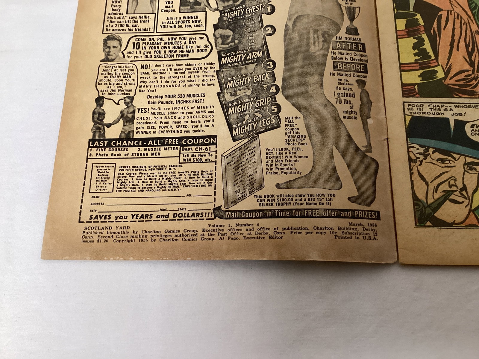 Scotland Yard 4 Charlton Comic Book - 7