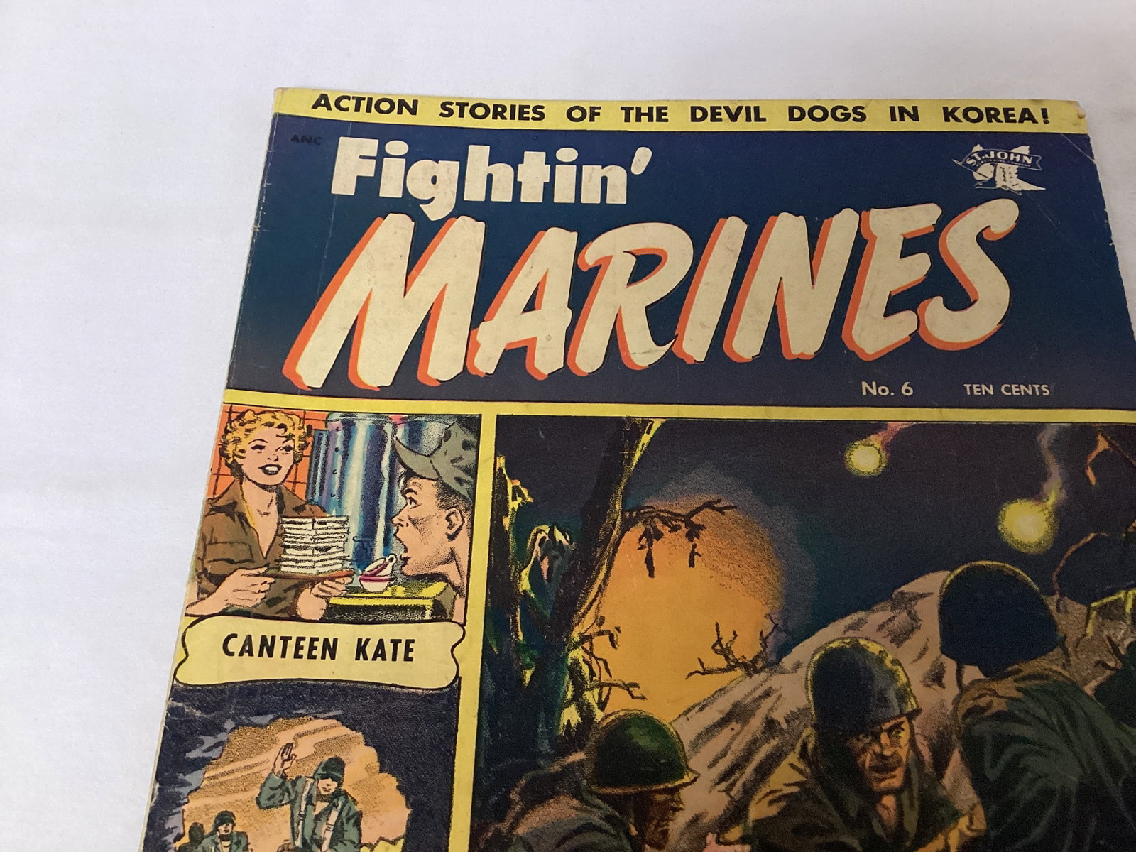 Fightin' Marines 6 St. Johns Comic Book - 2