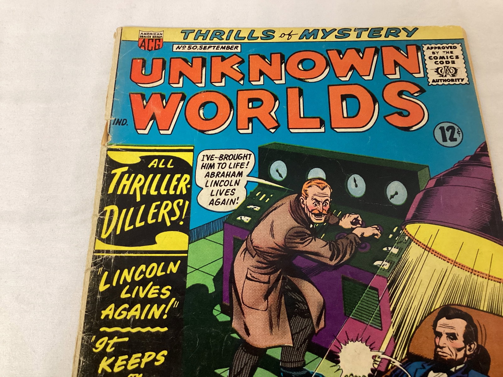 Unknown Worlds 50 ACG Comic Book - 2