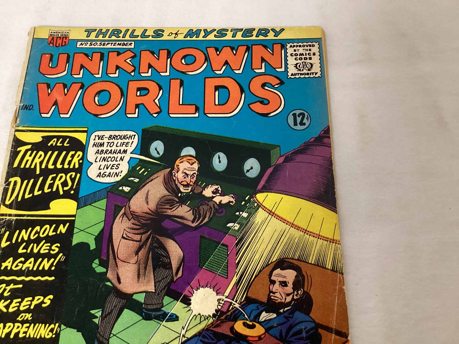Unknown Worlds 50 ACG Comic Book - 3