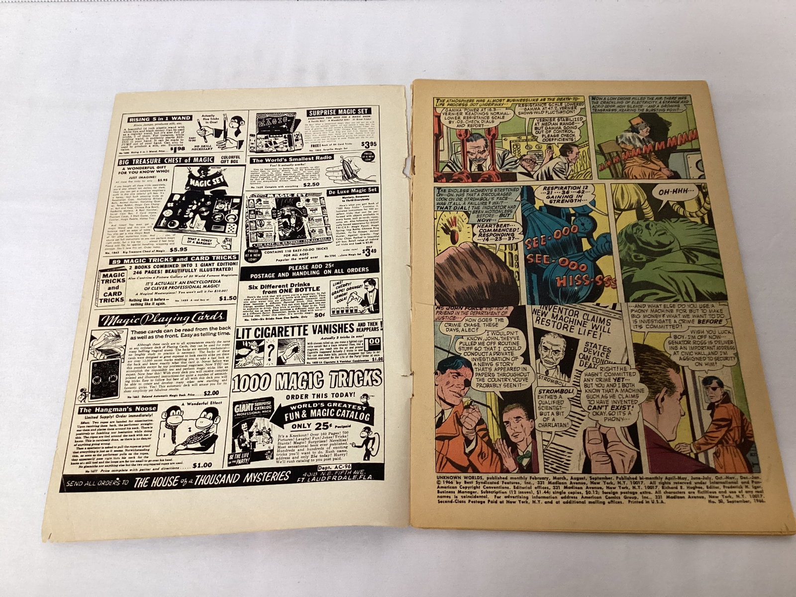 Unknown Worlds 50 ACG Comic Book - 6