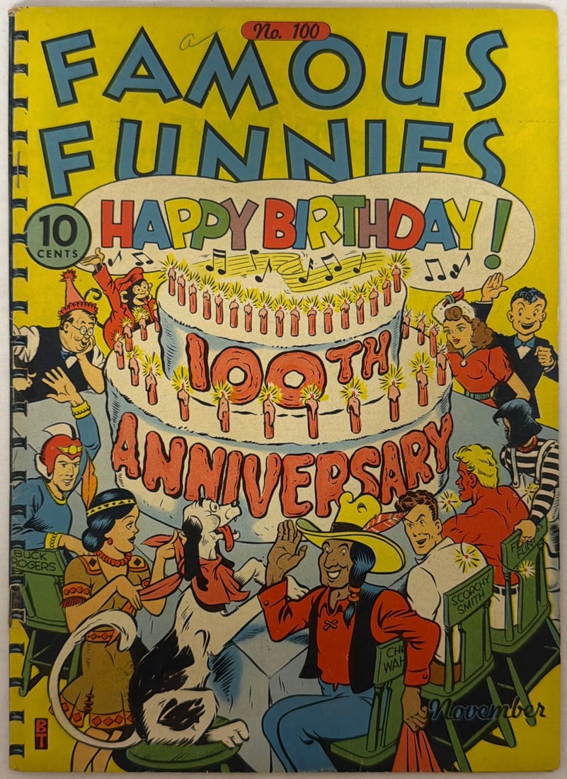 Famous Funnies 100 Comic Book: 1942, please preview and see all photos for condition