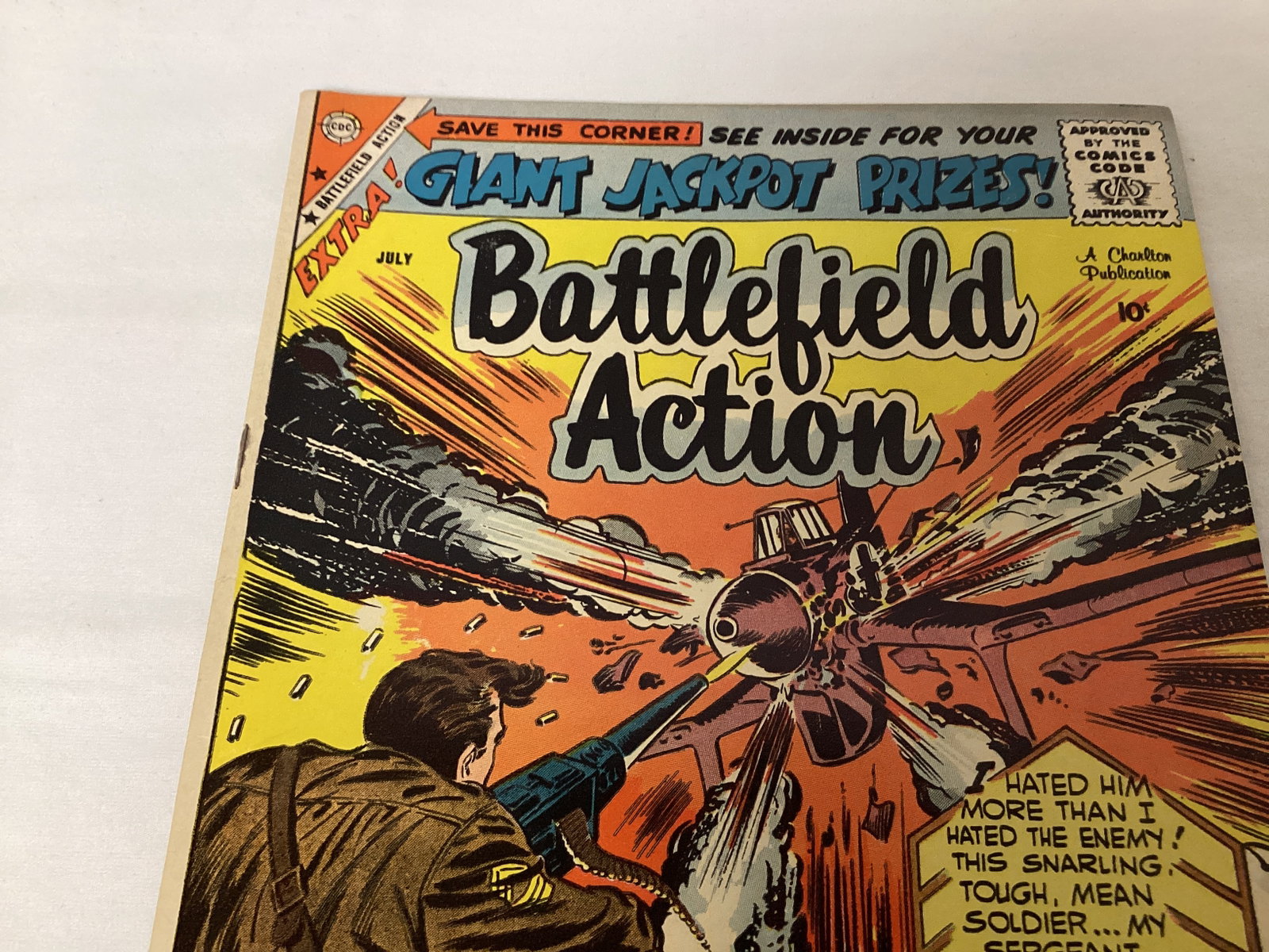 Battlefield Action 25 Charlton Comic Book - 2
