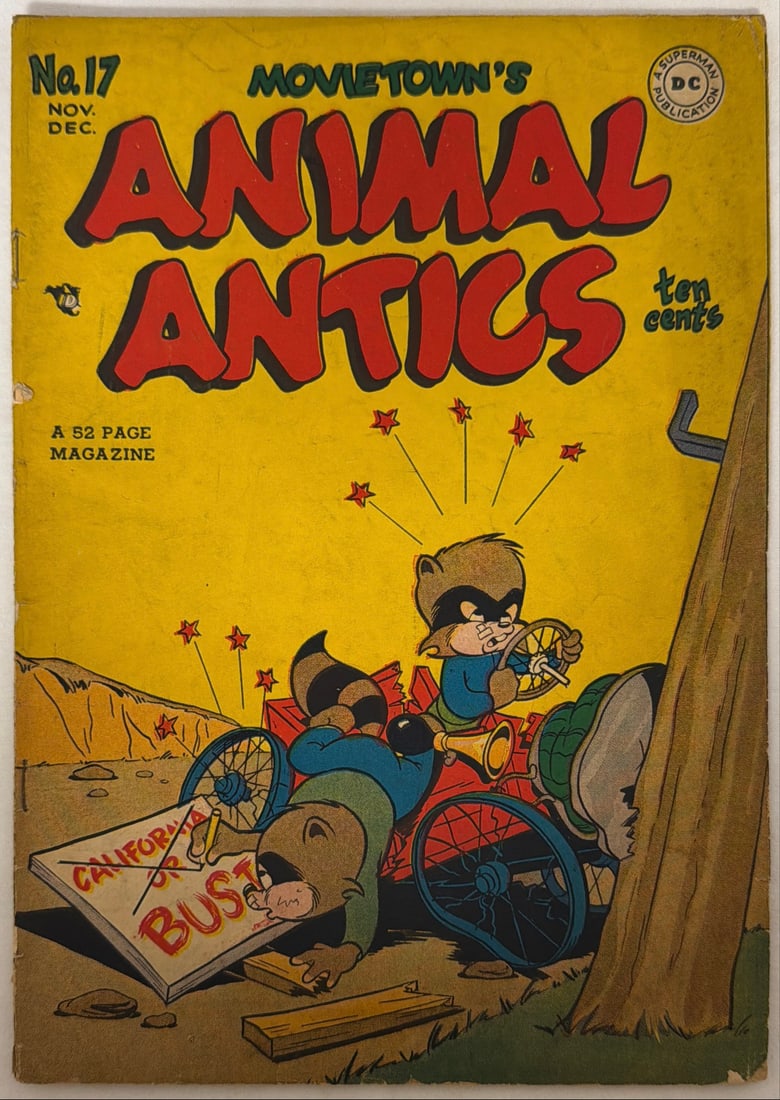 Animal Antics 17 DC Comic Book: 1948, please preview and see all photos for condition