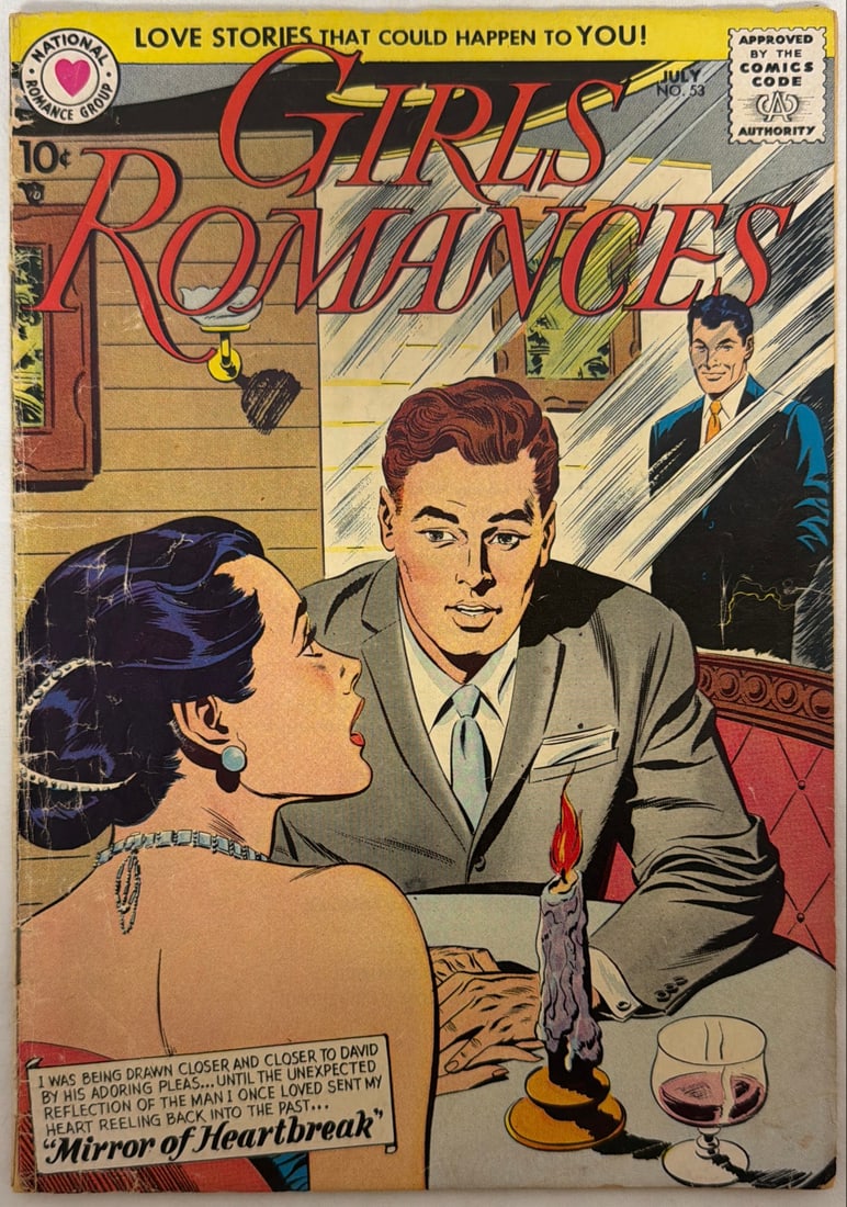 Girls Romances 53 DC Comic Book: 1958, please preview and see all photos for condition