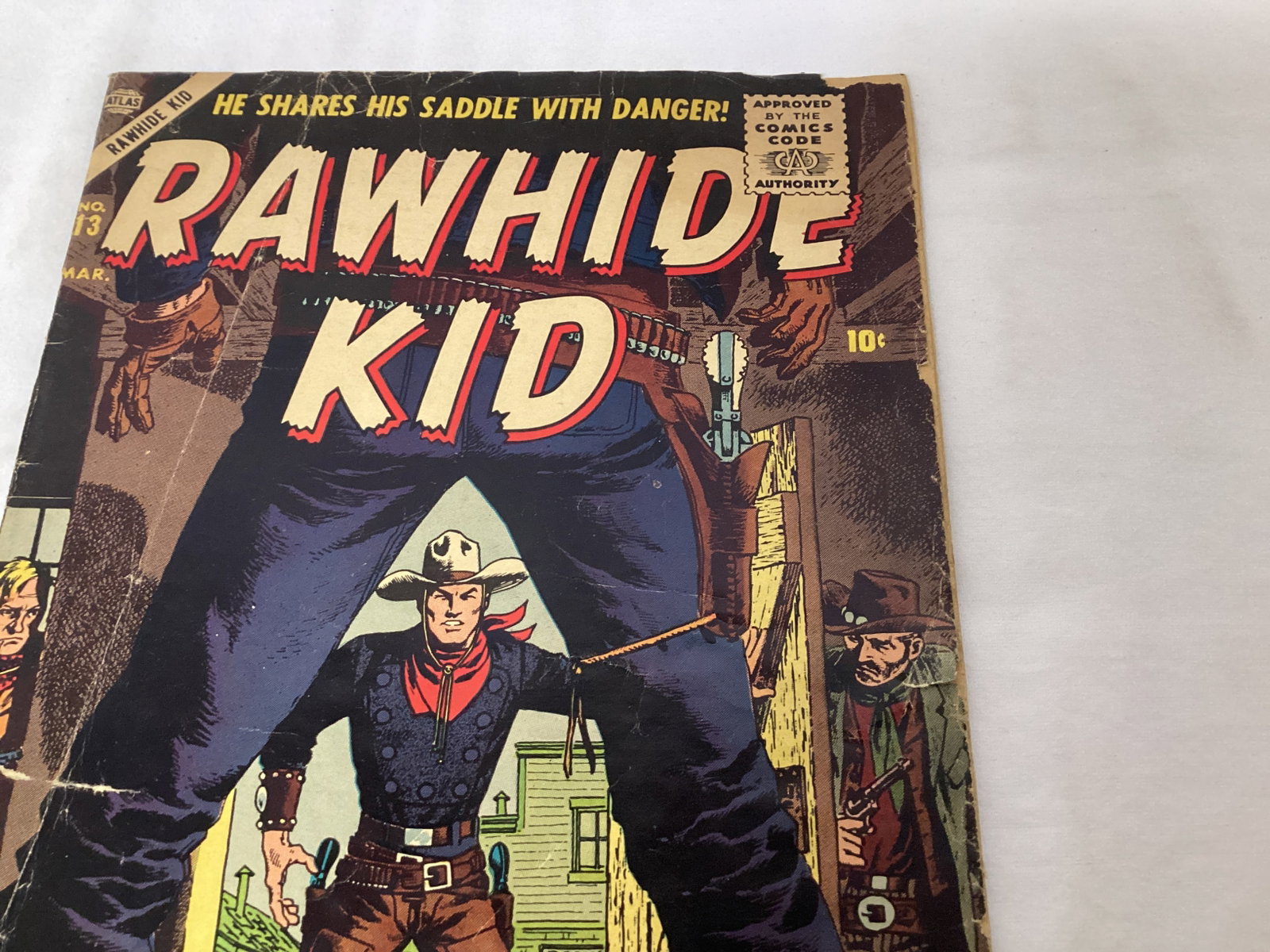Rawhide Kid 13 Atlas Comic Book - 3