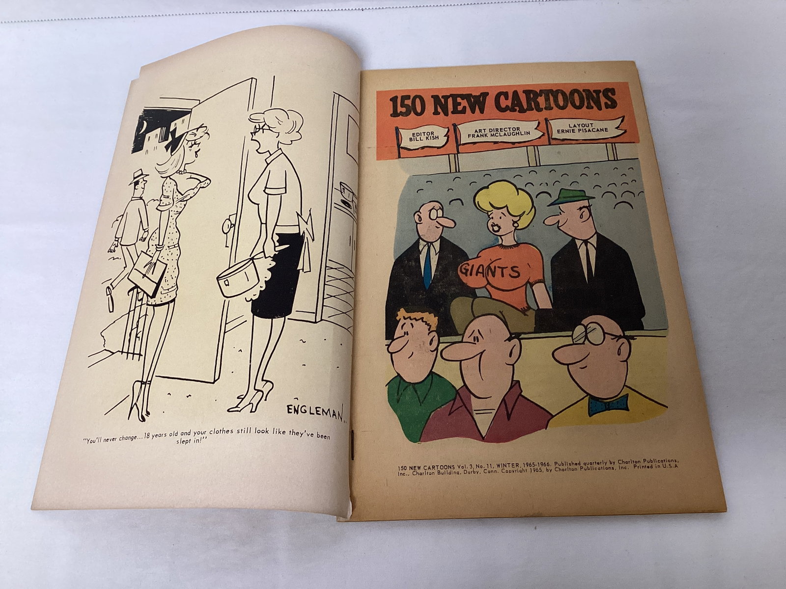 150 New Cartoons 11 Charlton Comic Book - 6