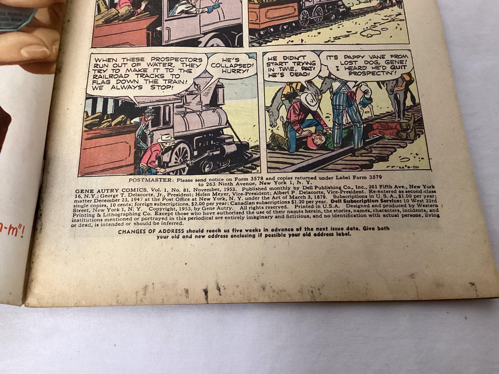 Gene Autry Comics 81 Dell Western Comic Book - 7
