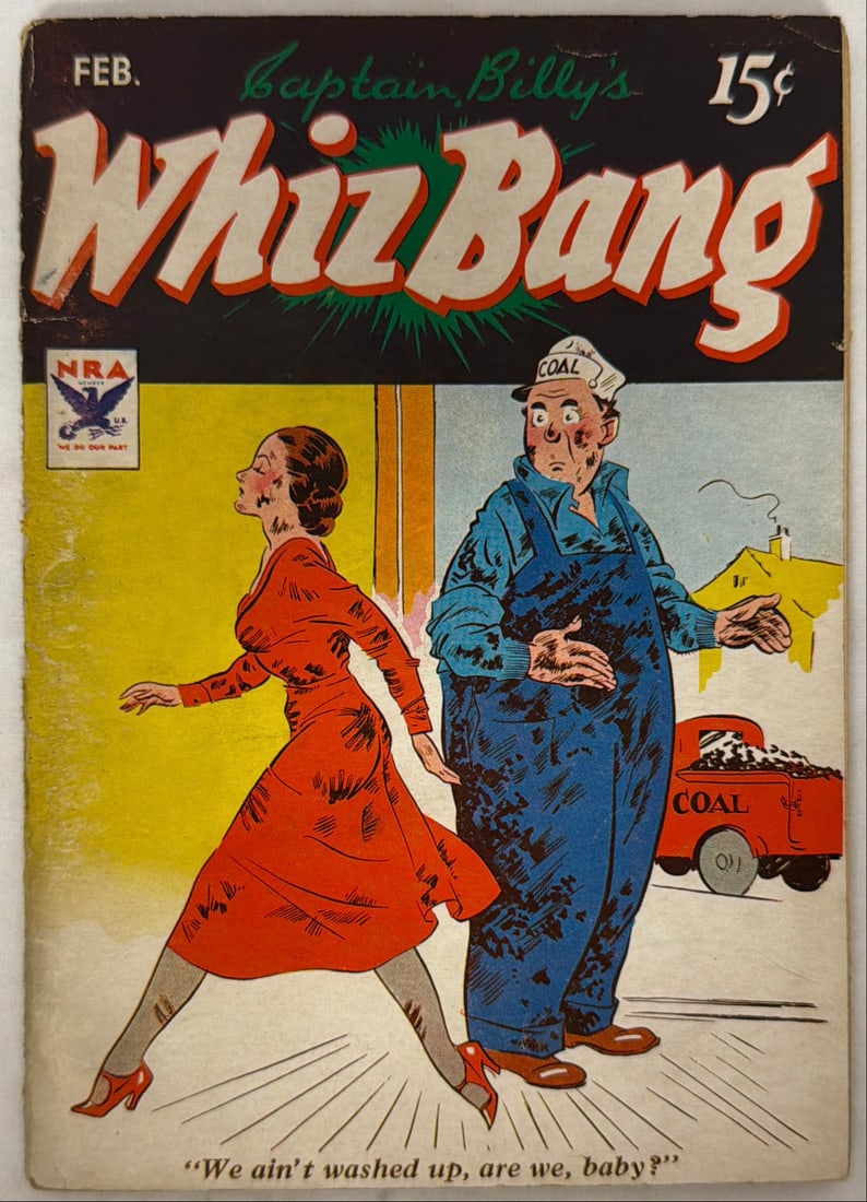 Captain Billy's Whiz Bang 184: 1934, please preview and see all photos for condition