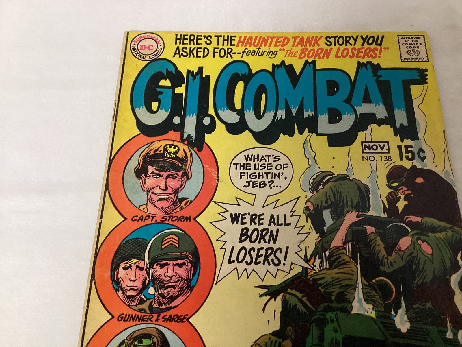 GI Combat 138 DC Comic Book - 2