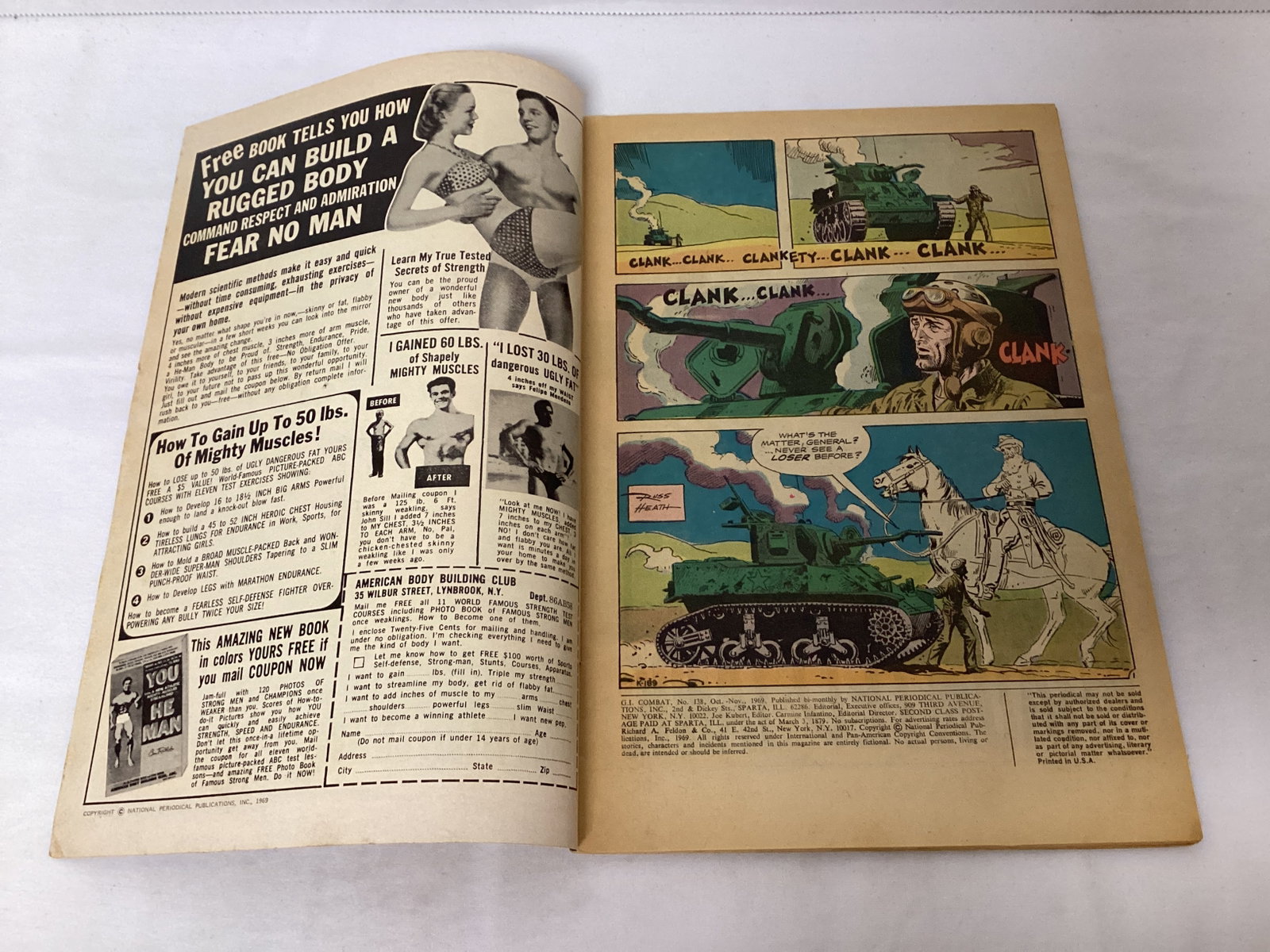 GI Combat 138 DC Comic Book - 6