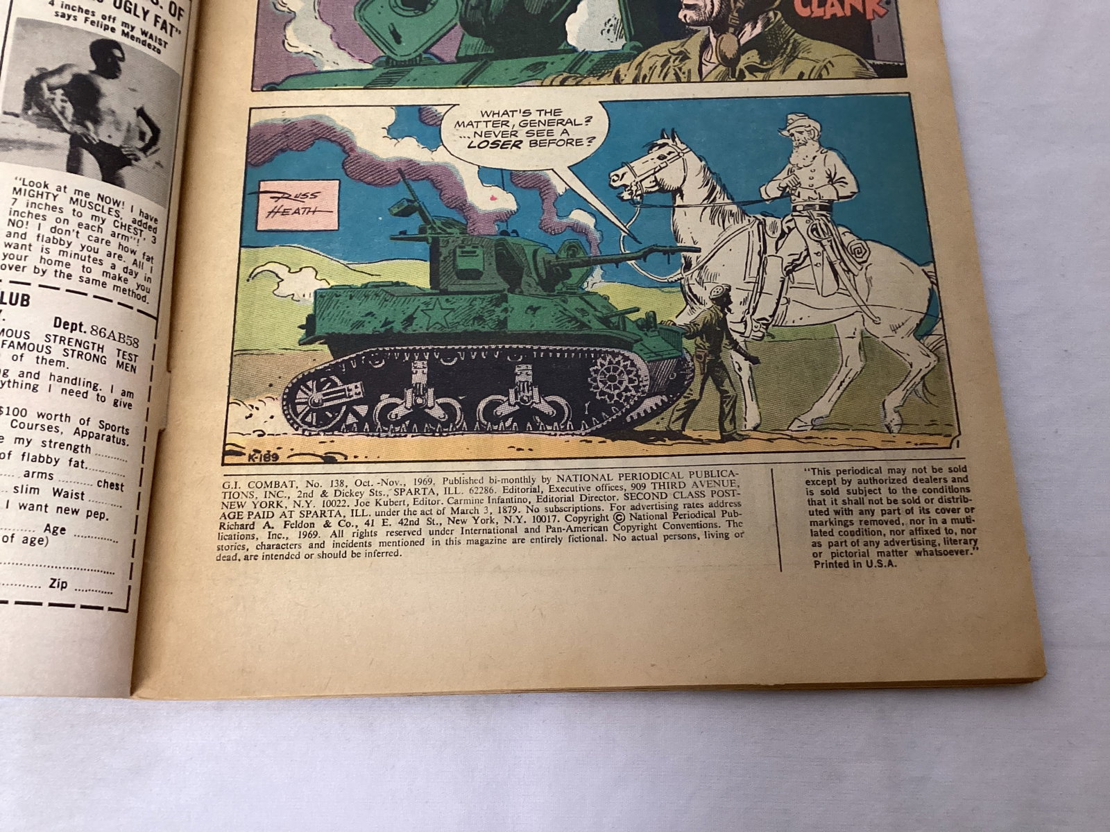 GI Combat 138 DC Comic Book - 7