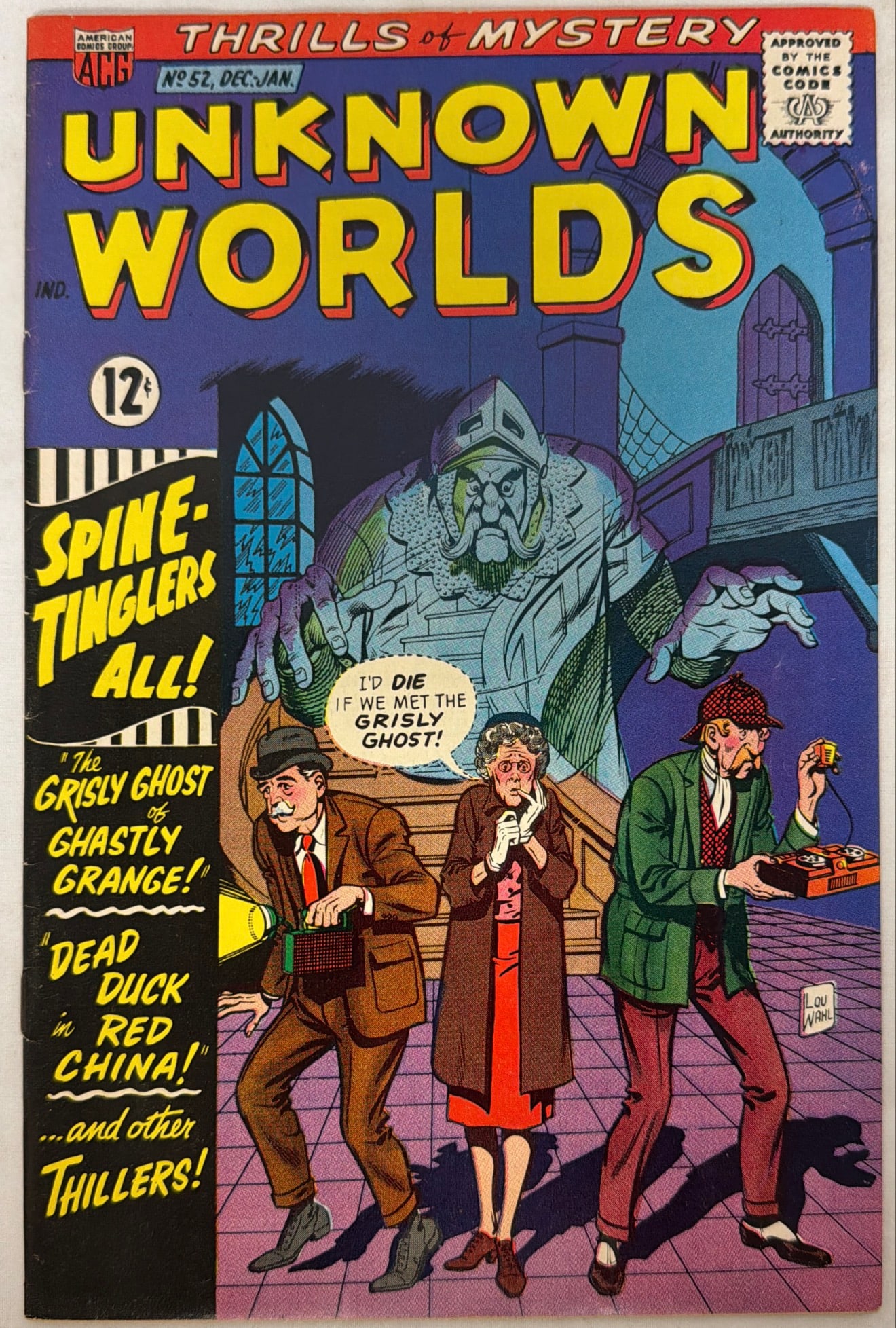 Unknown Worlds 52 ACG Comic Book: 1966, please preview and see all photos for condition