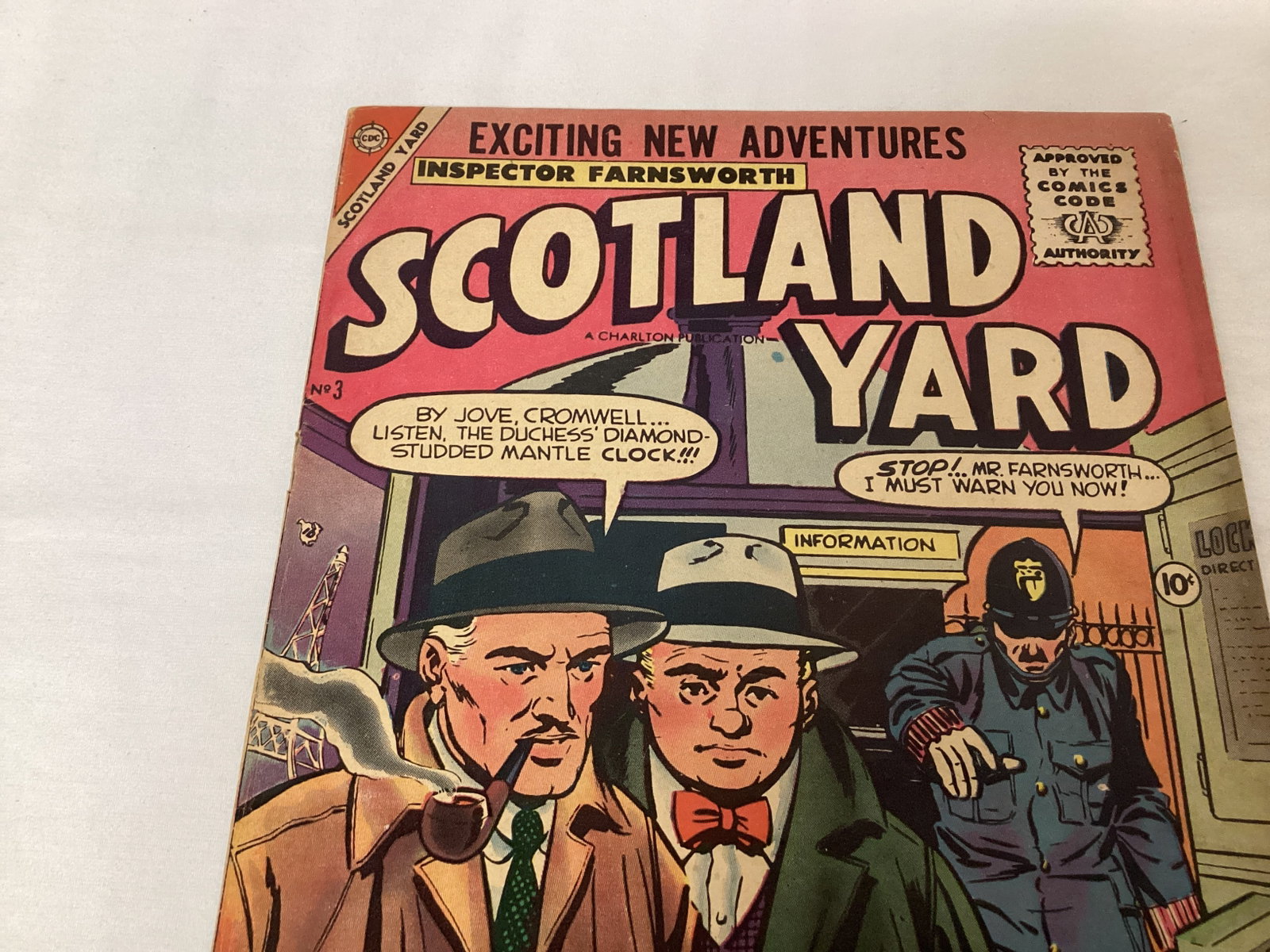 Scotland Yard 3 Charlton Comic Book - 2