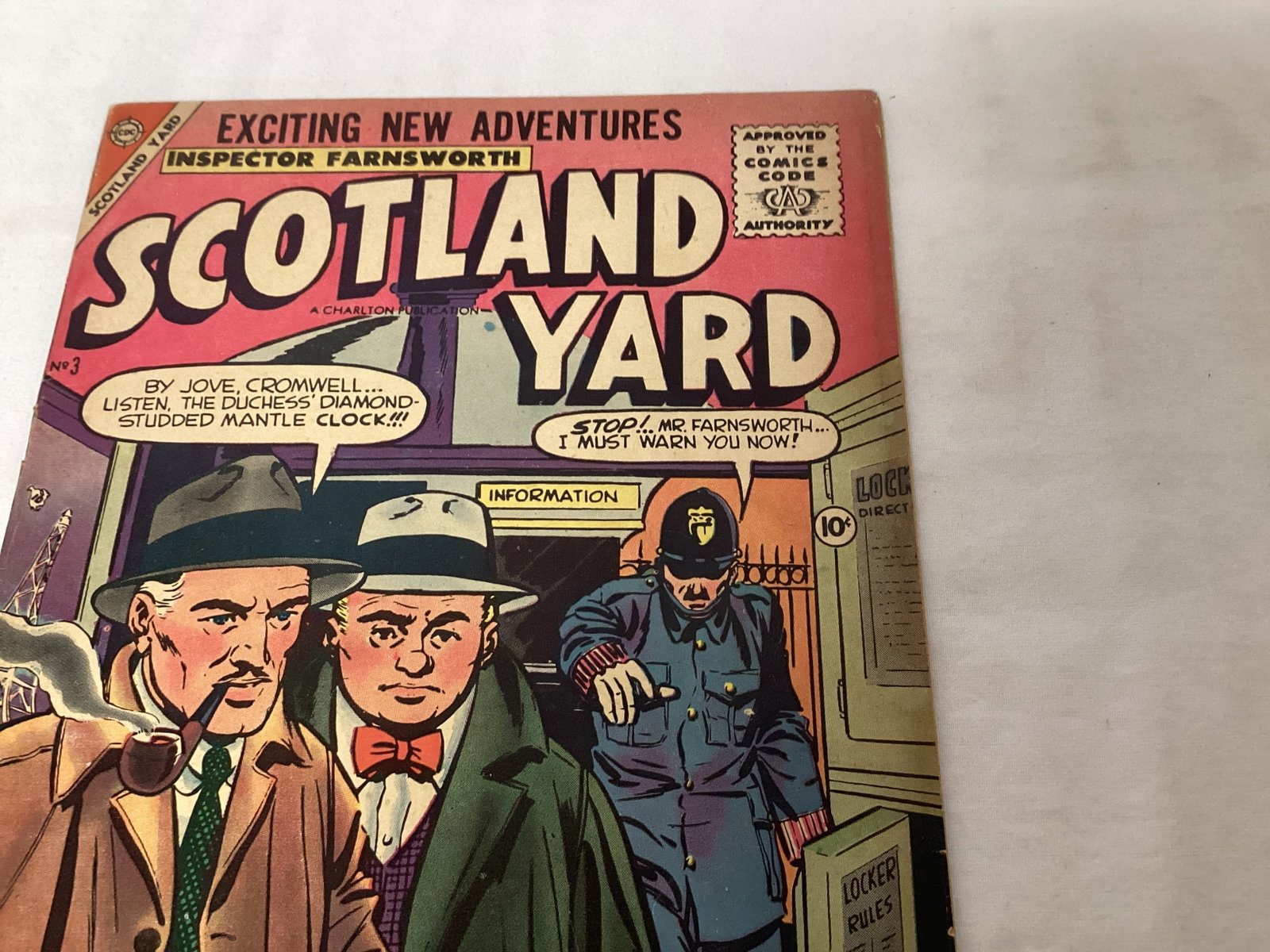 Scotland Yard 3 Charlton Comic Book - 3