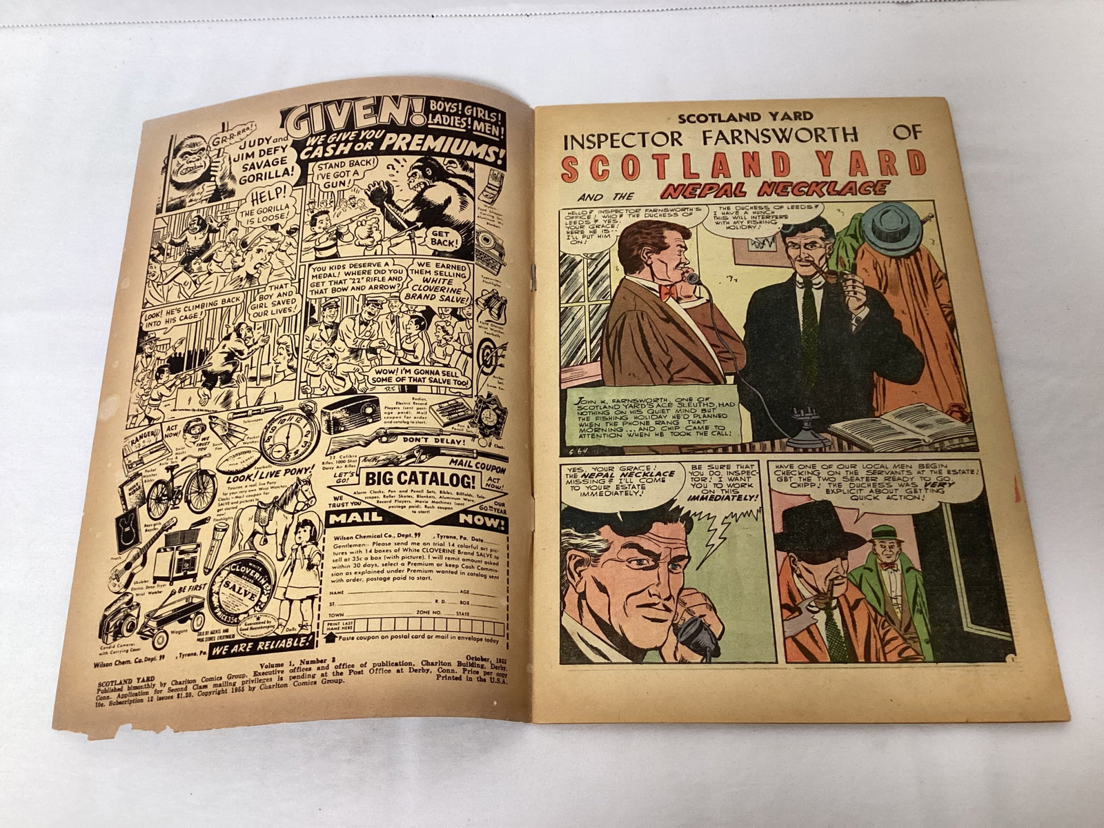 Scotland Yard 3 Charlton Comic Book - 6