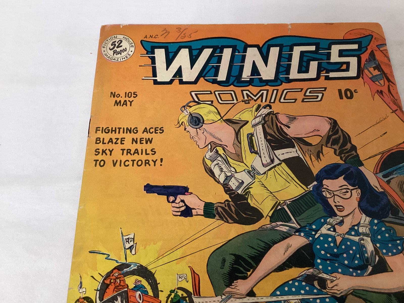 Wings Comics 105 Fiction House Comic Book - 2
