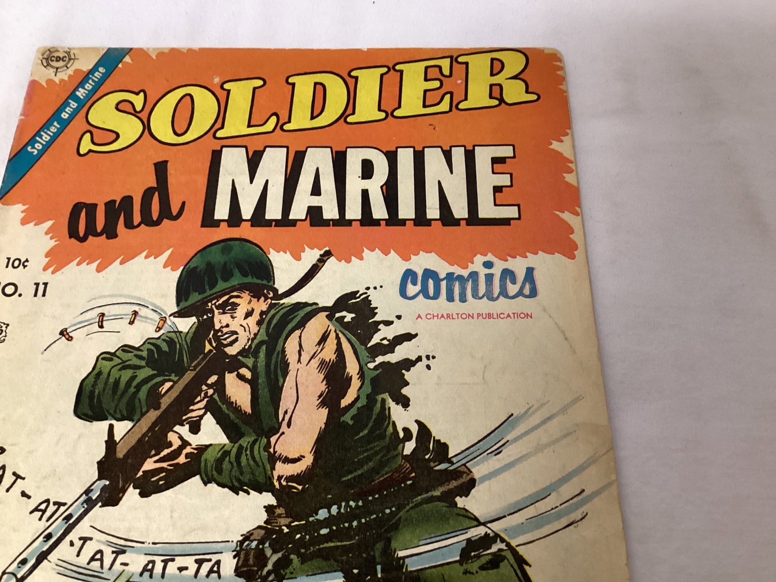 Soldier and Marine Comics 11 Charlton Comic Book - 3