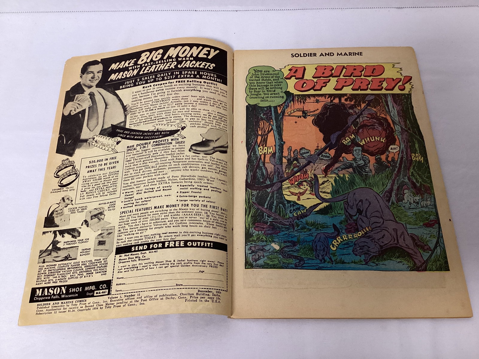 Soldier and Marine Comics 11 Charlton Comic Book - 6