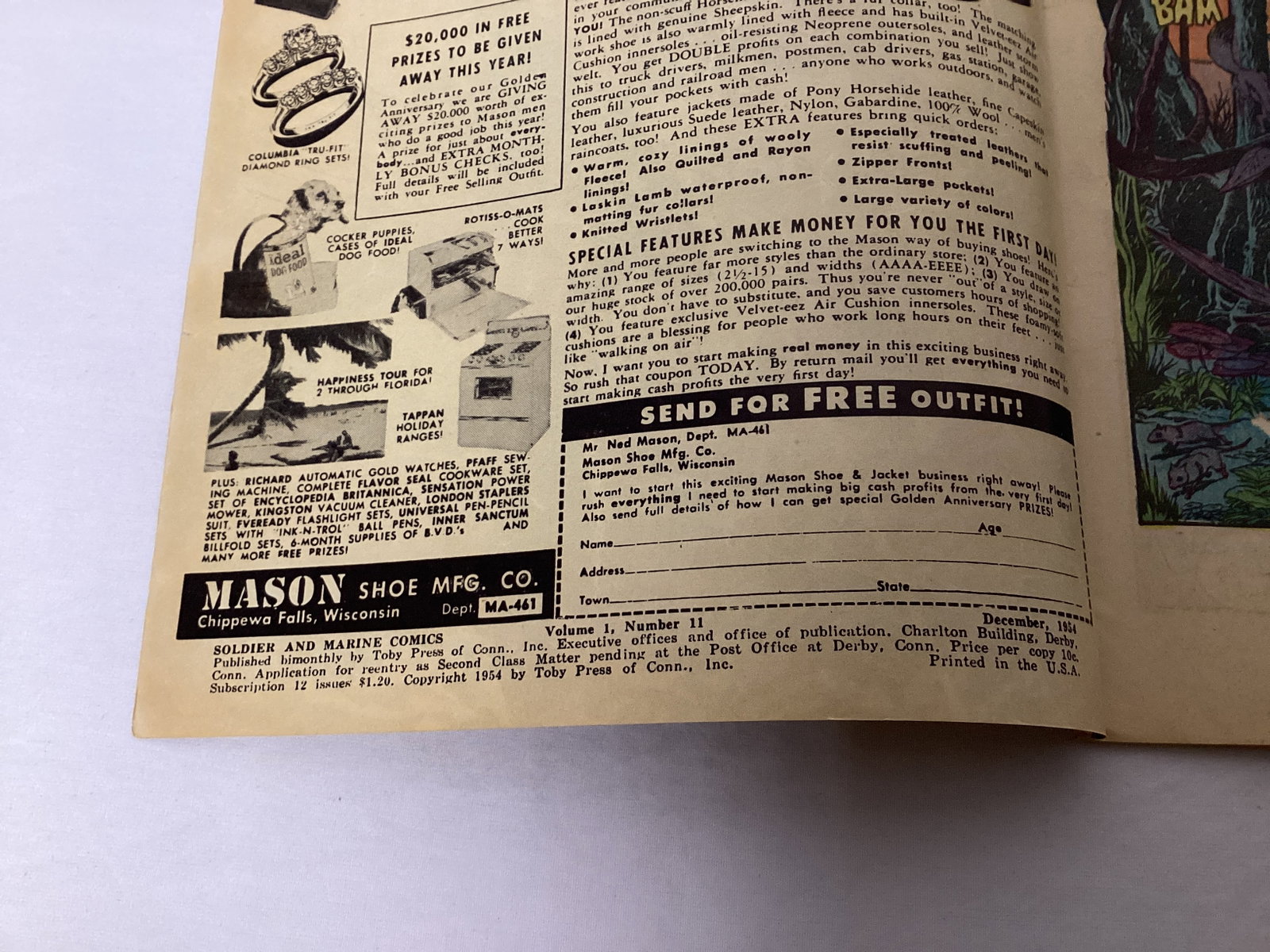 Soldier and Marine Comics 11 Charlton Comic Book - 7