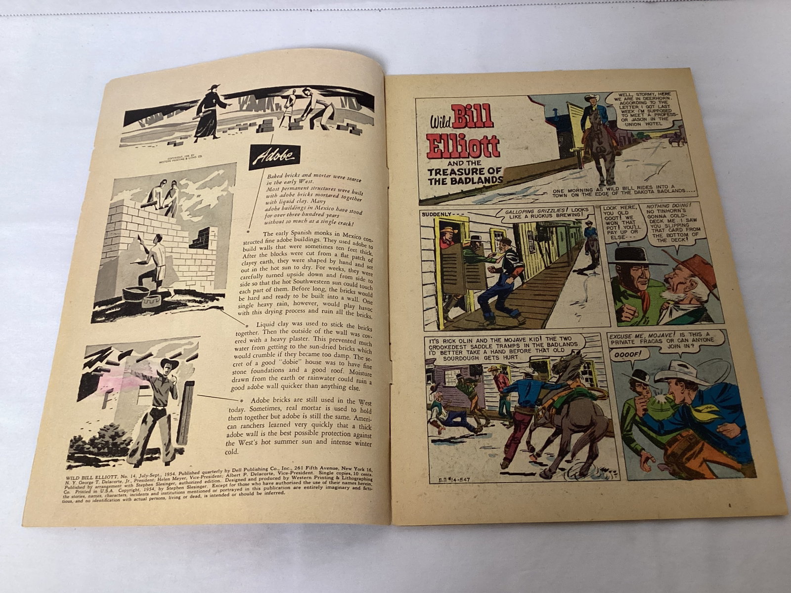 Wild Bill Elliott Comics 14 Dell Comic Book - 6