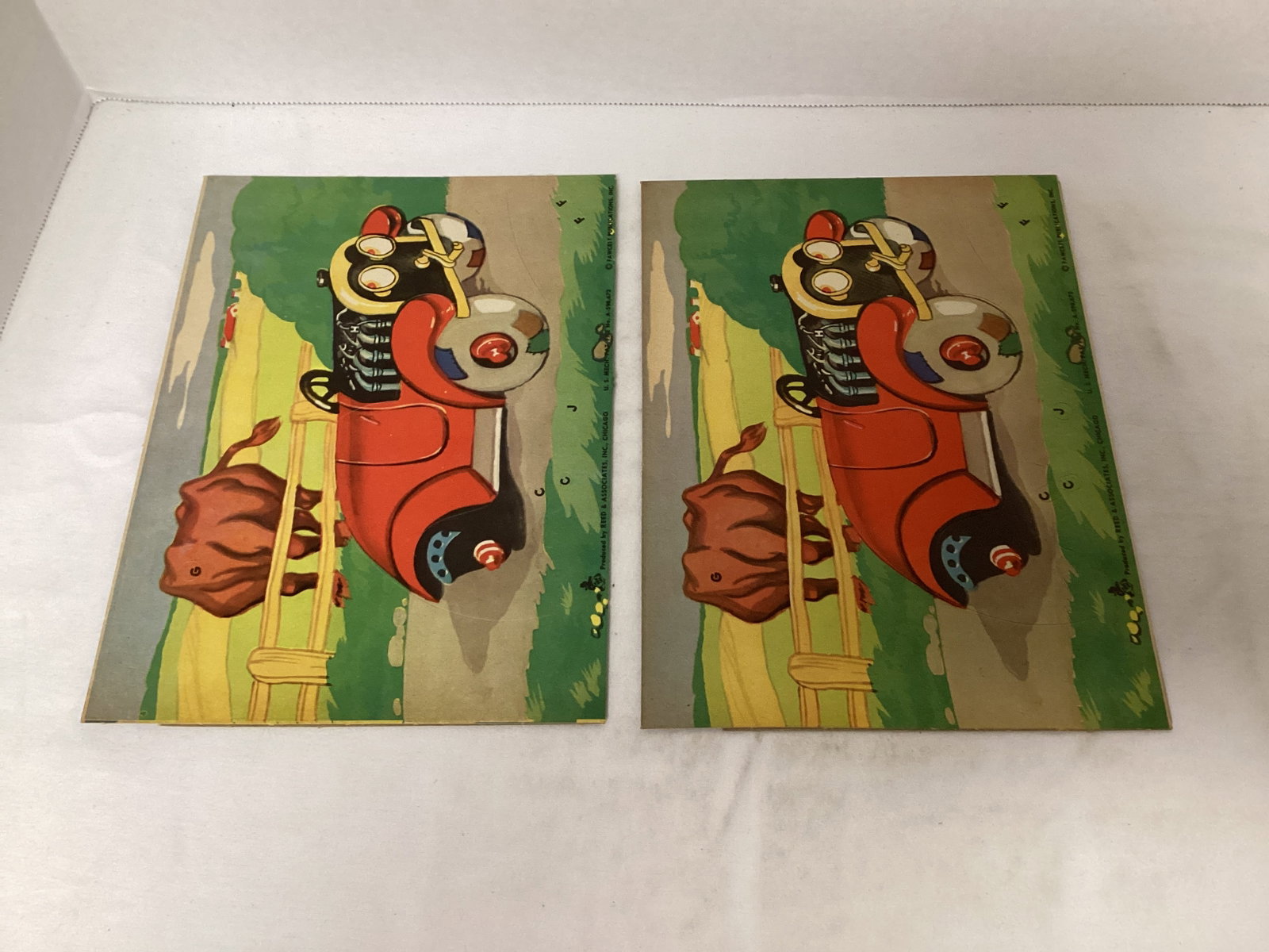 Two Animated Funnies Car Trouble Fawcett Toys - 4